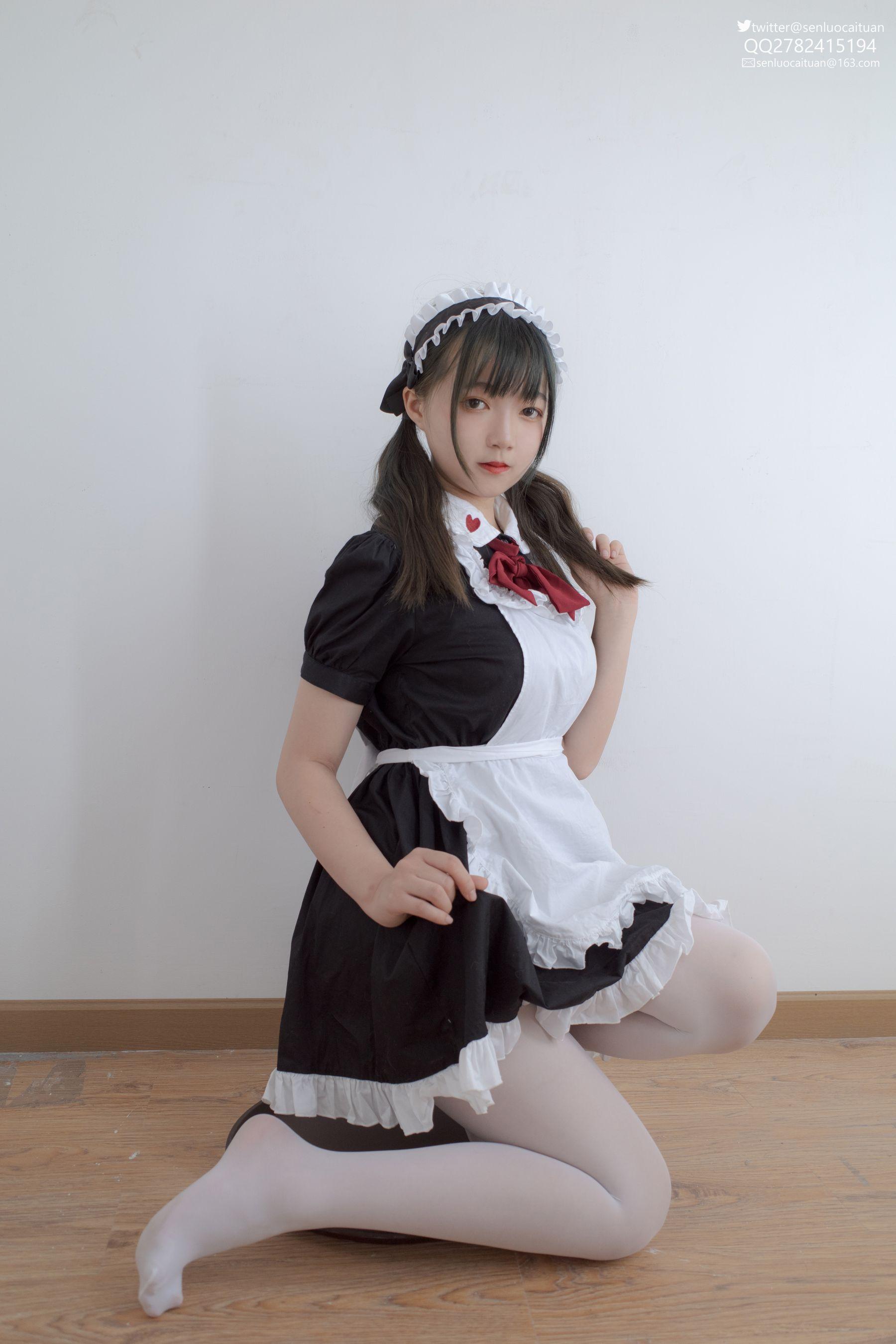 森萝财团 GG-002 离洛 黑白女仆 [101P]插图4