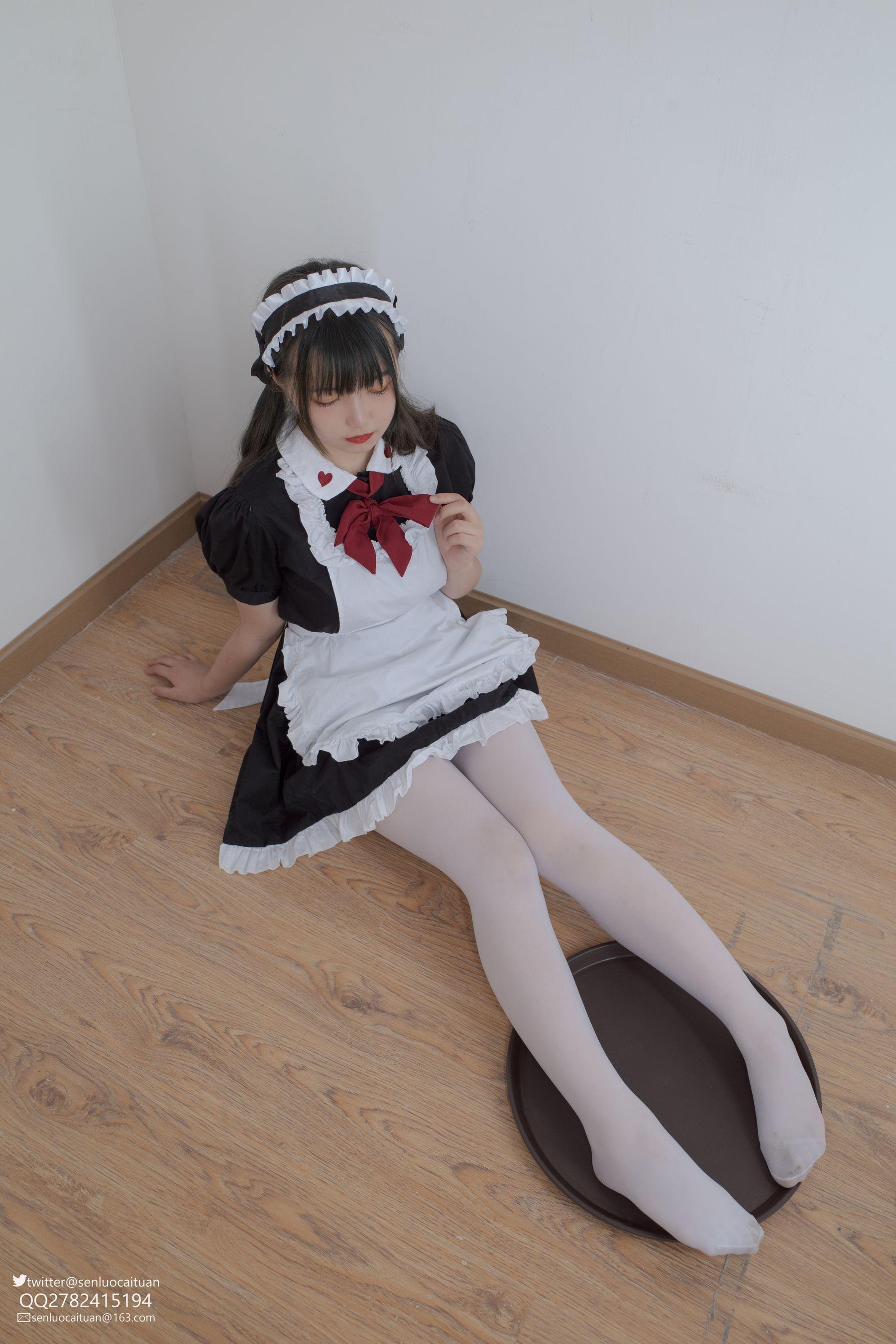 森萝财团 GG-002 离洛 黑白女仆 [101P]插图9