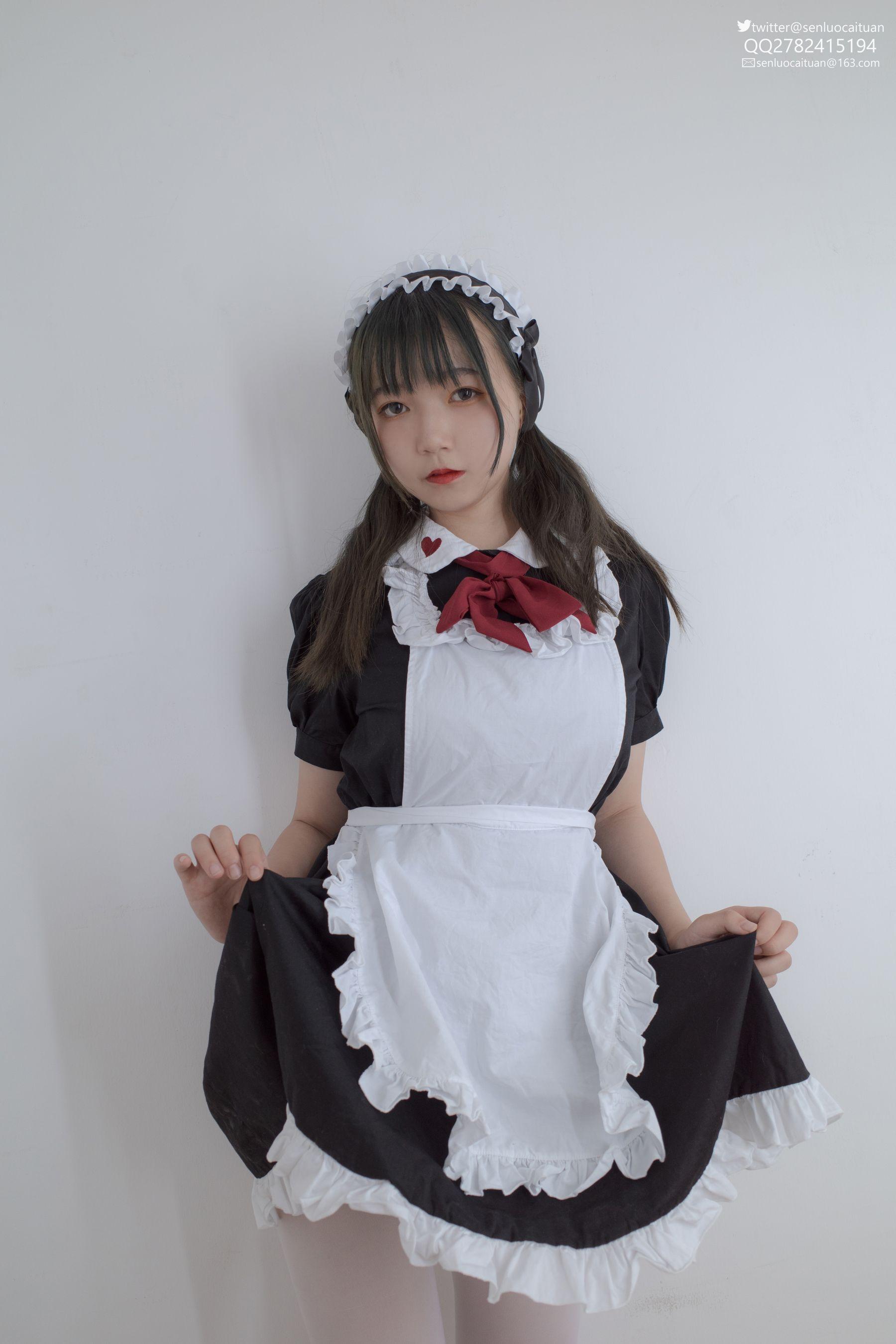 森萝财团 GG-002 离洛 黑白女仆 [101P]插图2