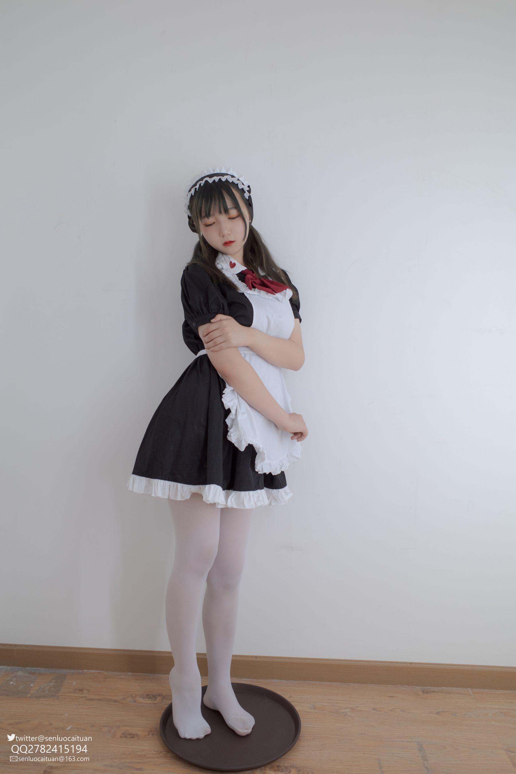 森萝财团 GG-002 离洛 黑白女仆 [101P]插图3