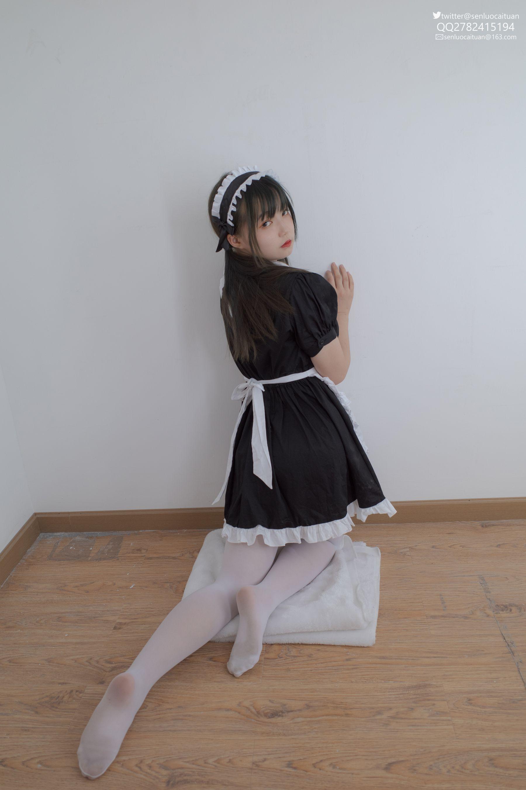 森萝财团 GG-002 离洛 黑白女仆 [101P]插图4