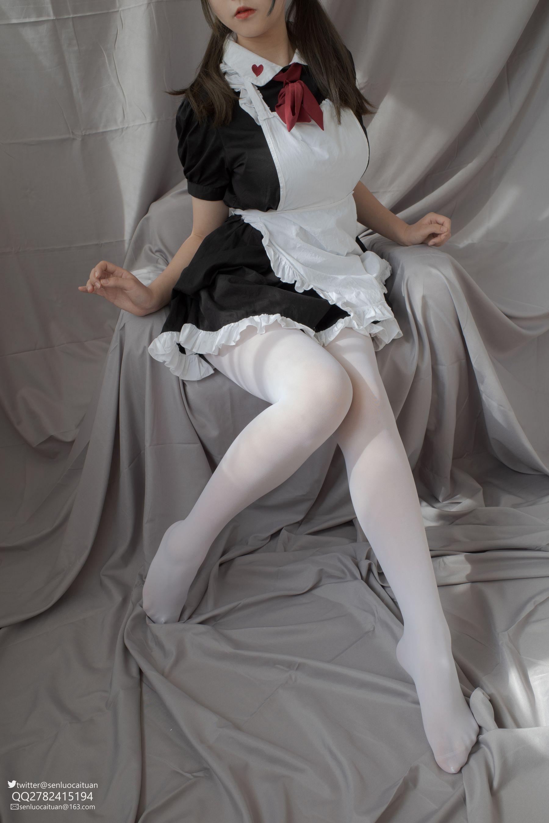 森萝财团 GG-002 离洛 黑白女仆 [101P]插图1