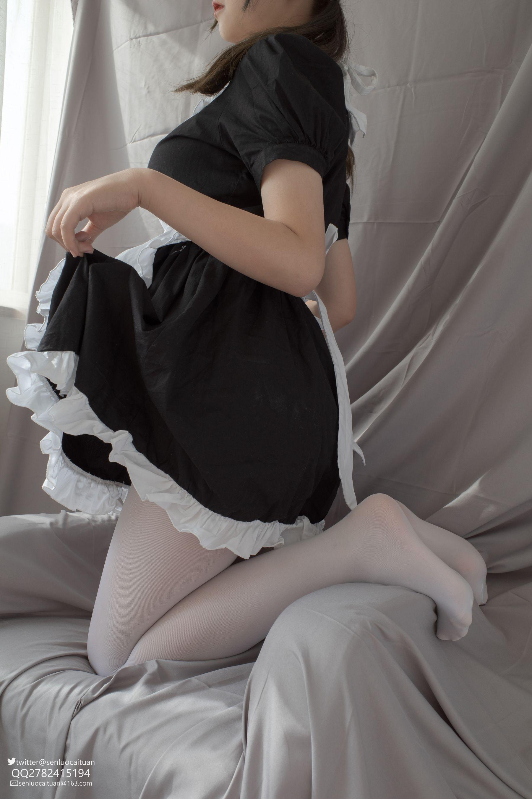 森萝财团 GG-002 离洛 黑白女仆 [101P]插图8