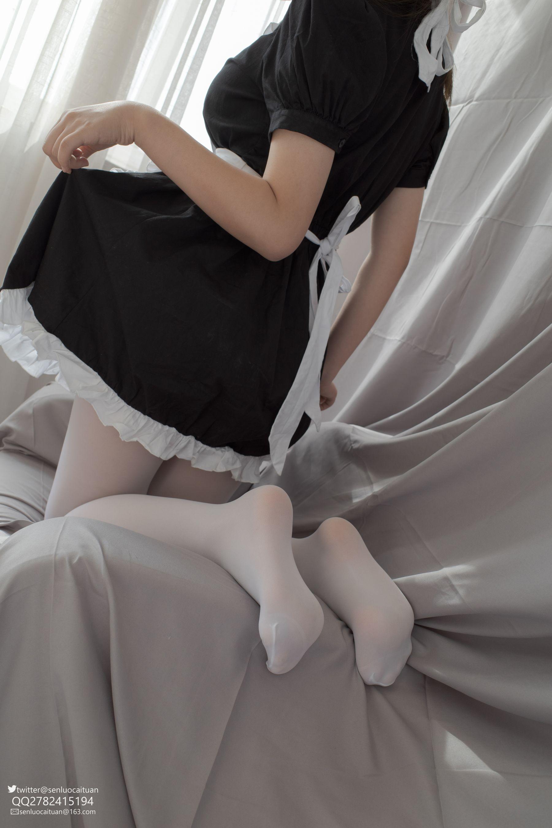 森萝财团 GG-002 离洛 黑白女仆 [101P]插图9