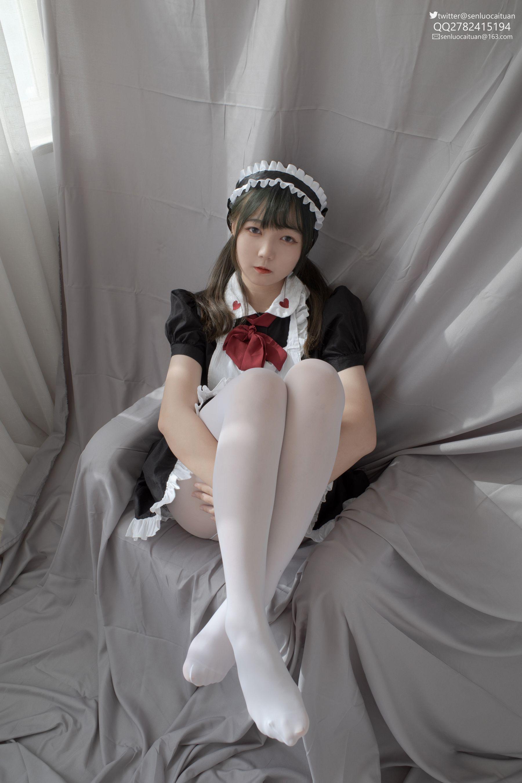 森萝财团 GG-002 离洛 黑白女仆 [101P]插图7