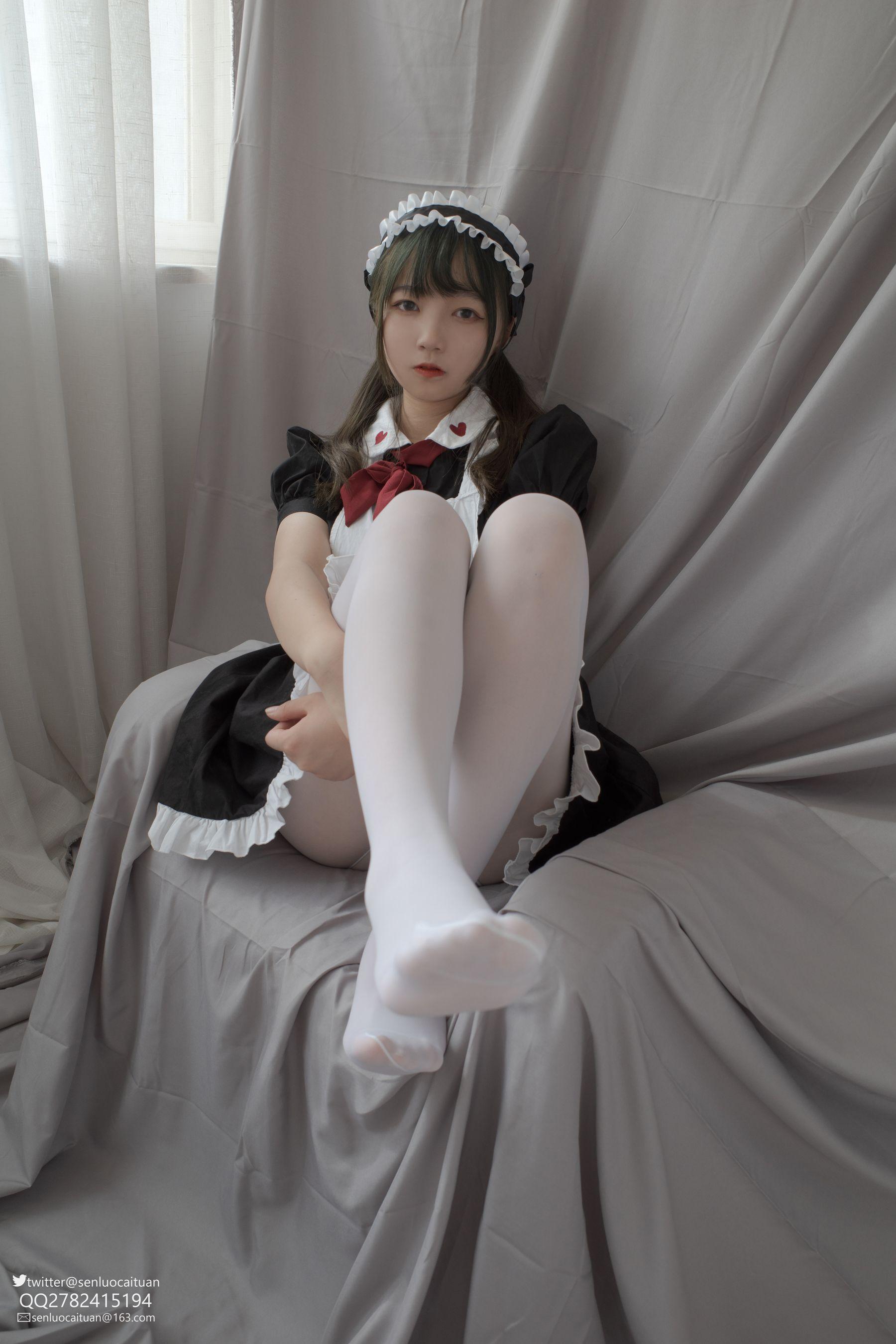 森萝财团 GG-002 离洛 黑白女仆 [101P]插图9