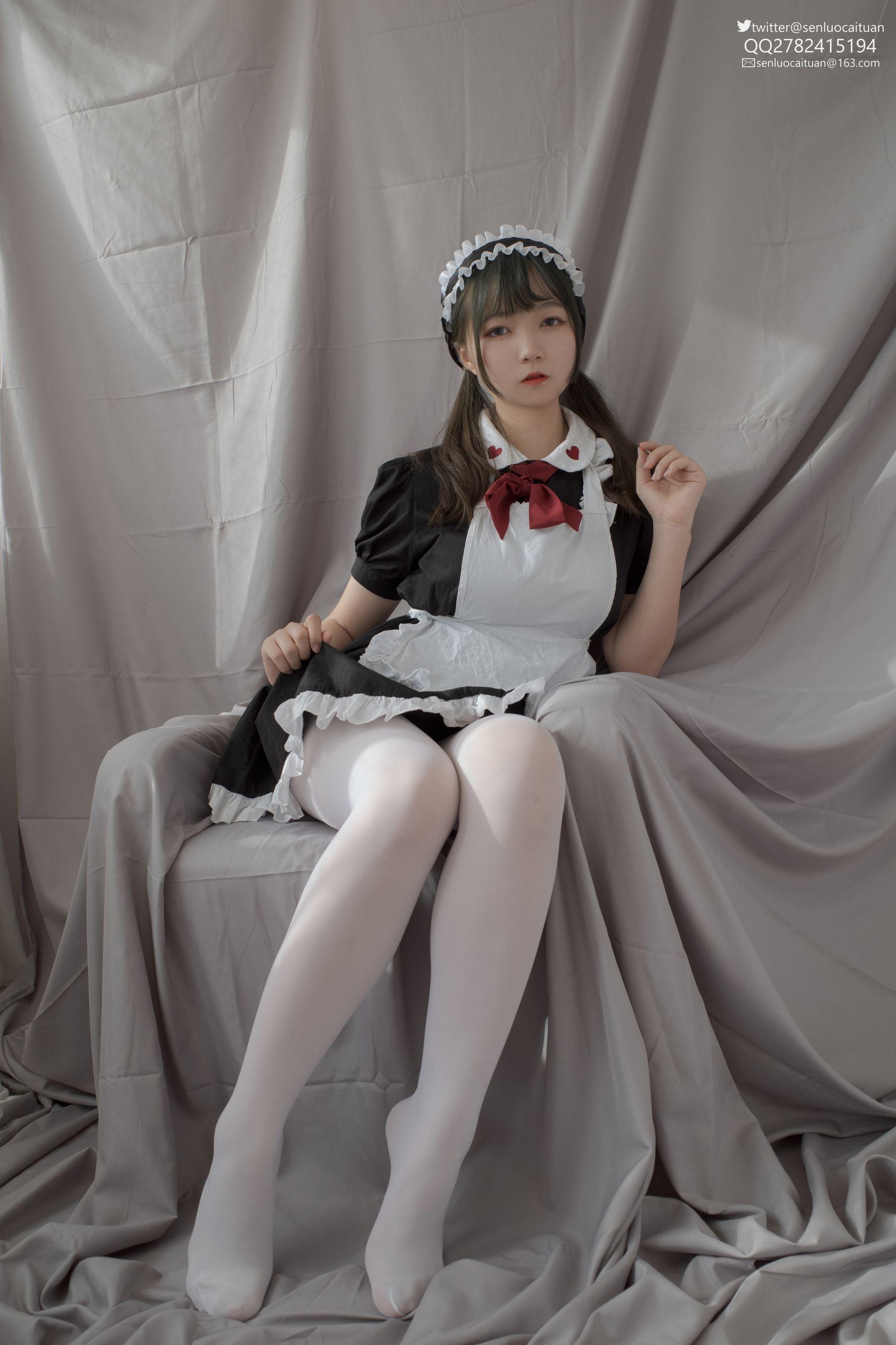 森萝财团 GG-002 离洛 黑白女仆 [101P]插图1