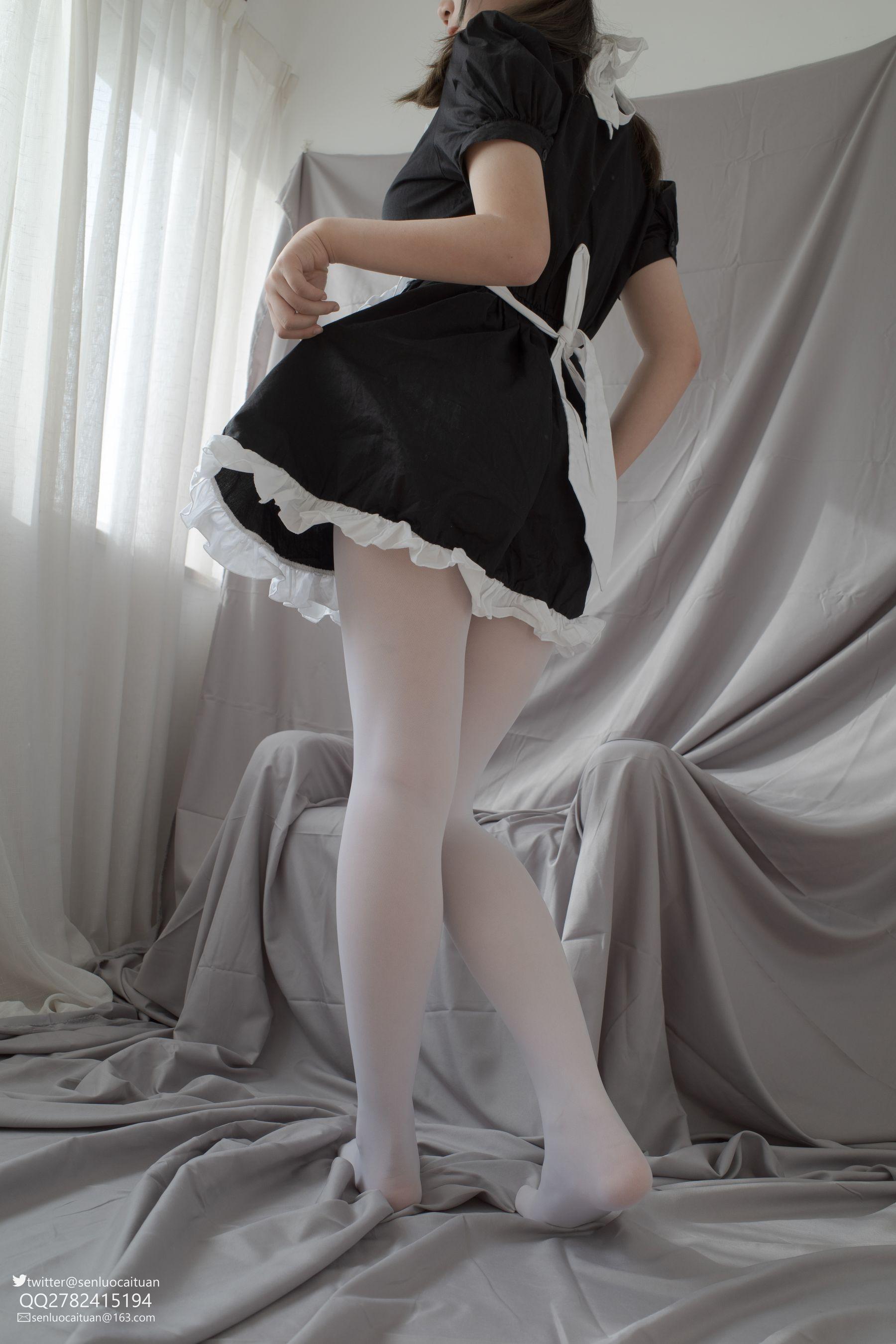 森萝财团 GG-002 离洛 黑白女仆 [101P]插图3