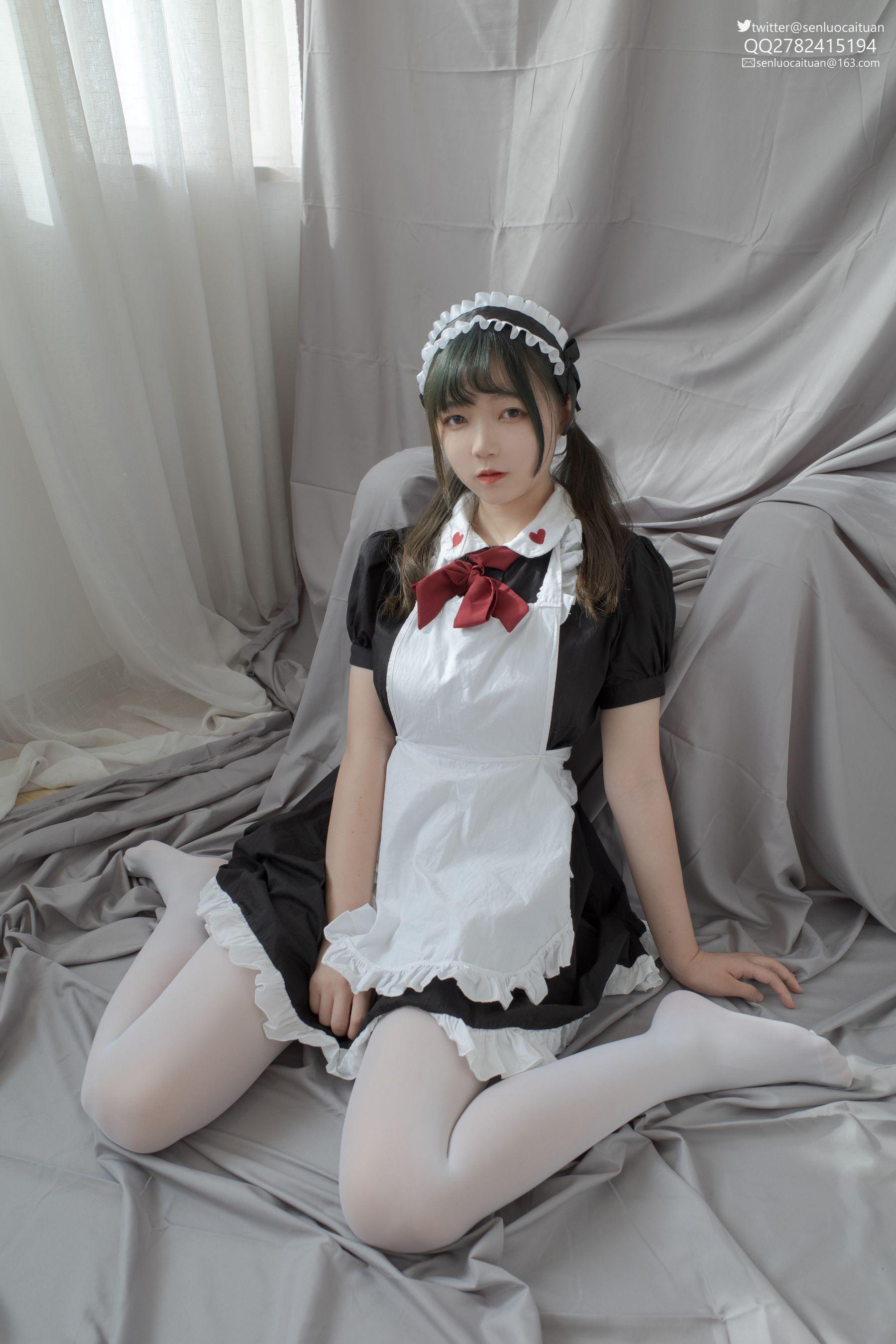 森萝财团 GG-002 离洛 黑白女仆 [101P]插图8