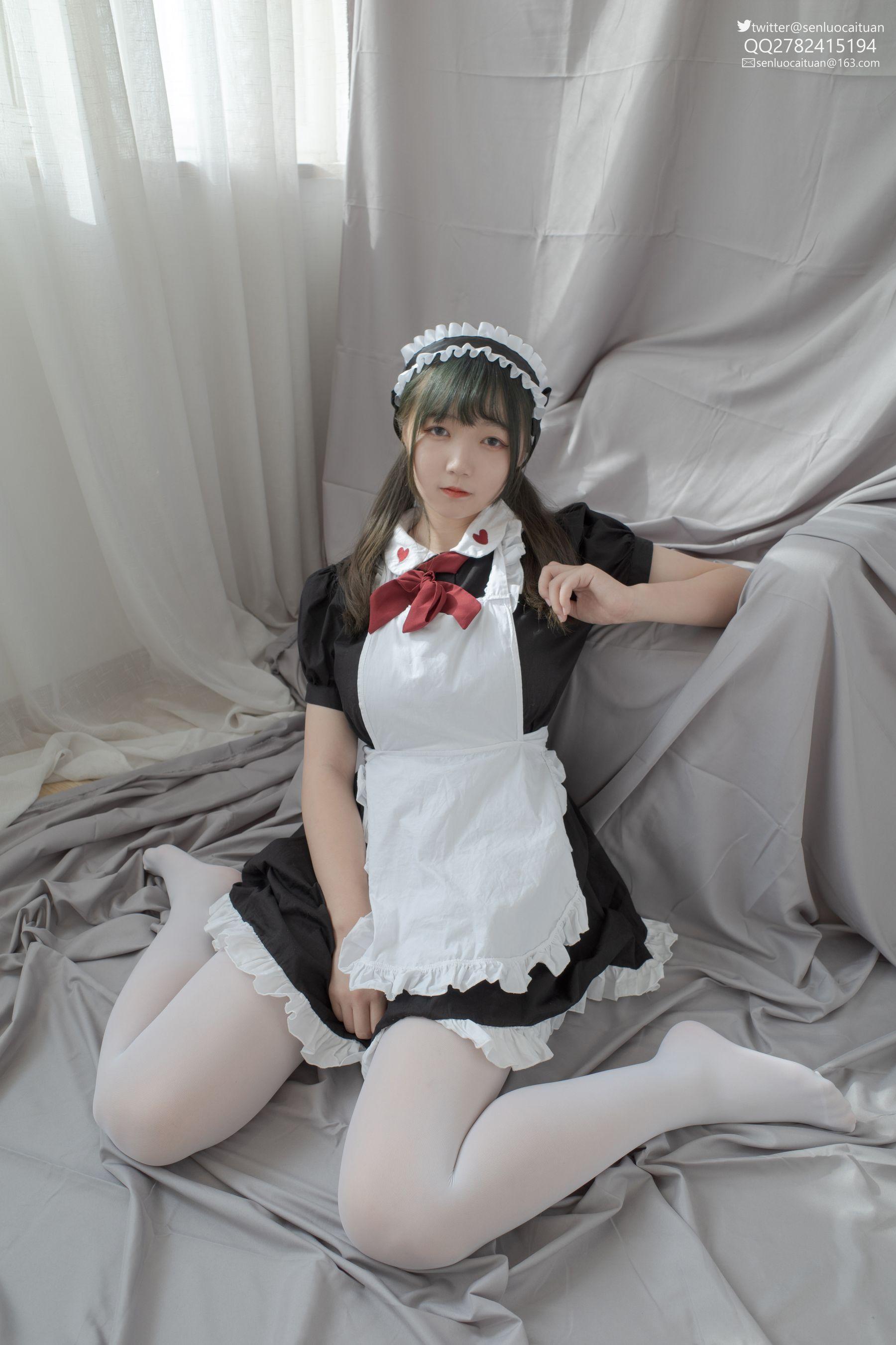 森萝财团 GG-002 离洛 黑白女仆 [101P]插图9