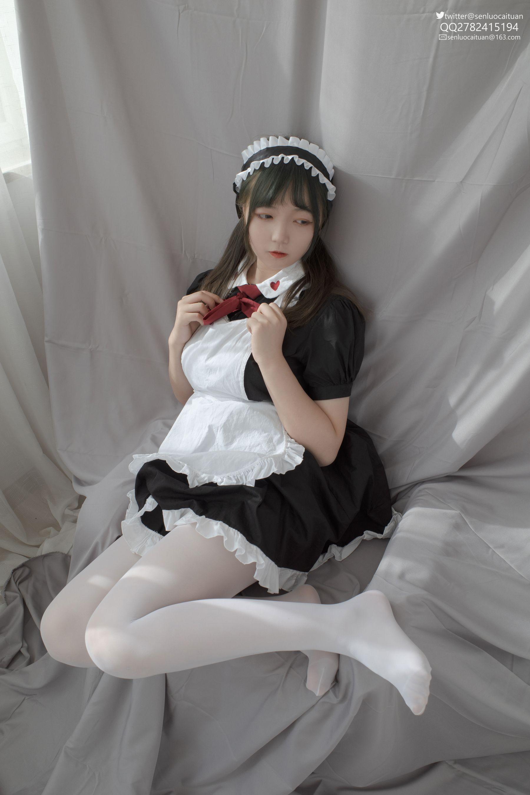 森萝财团 GG-002 离洛 黑白女仆 [101P]插图8