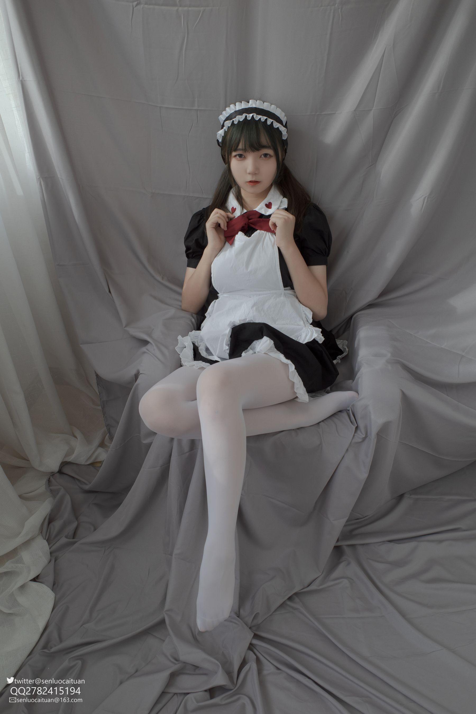 森萝财团 GG-002 离洛 黑白女仆 [101P]插图