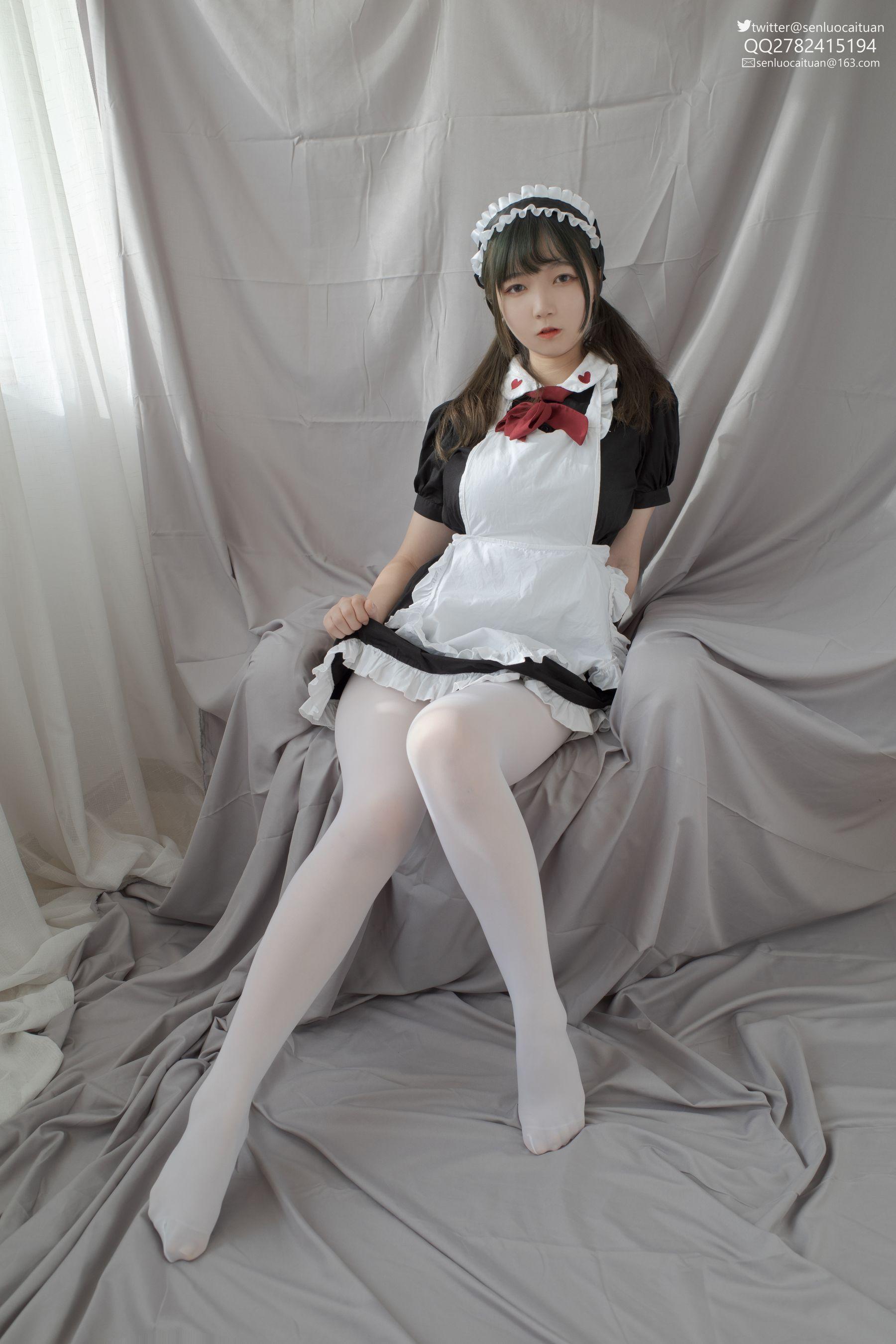森萝财团 GG-002 离洛 黑白女仆 [101P]插图1