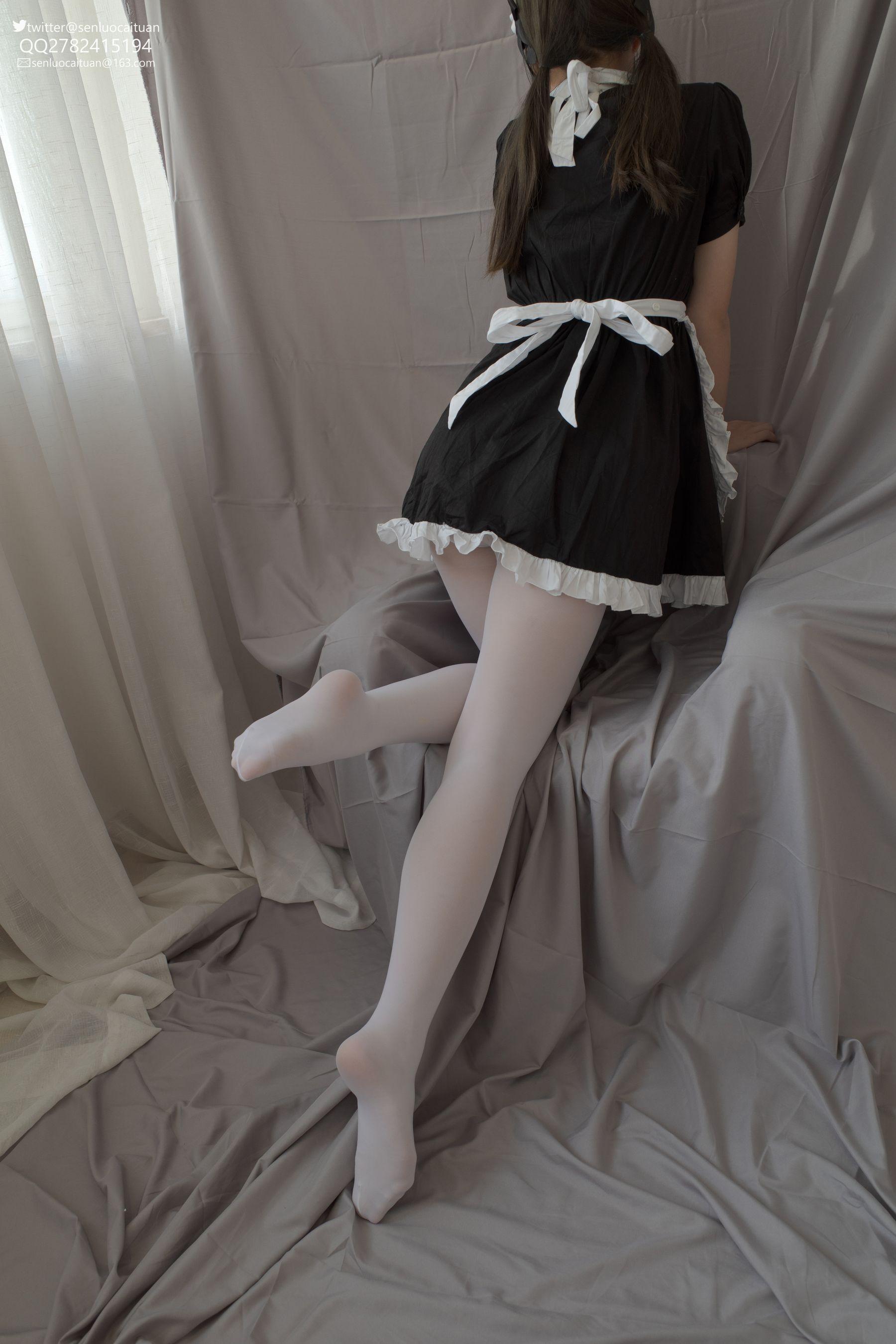 森萝财团 GG-002 离洛 黑白女仆 [101P]插图2
