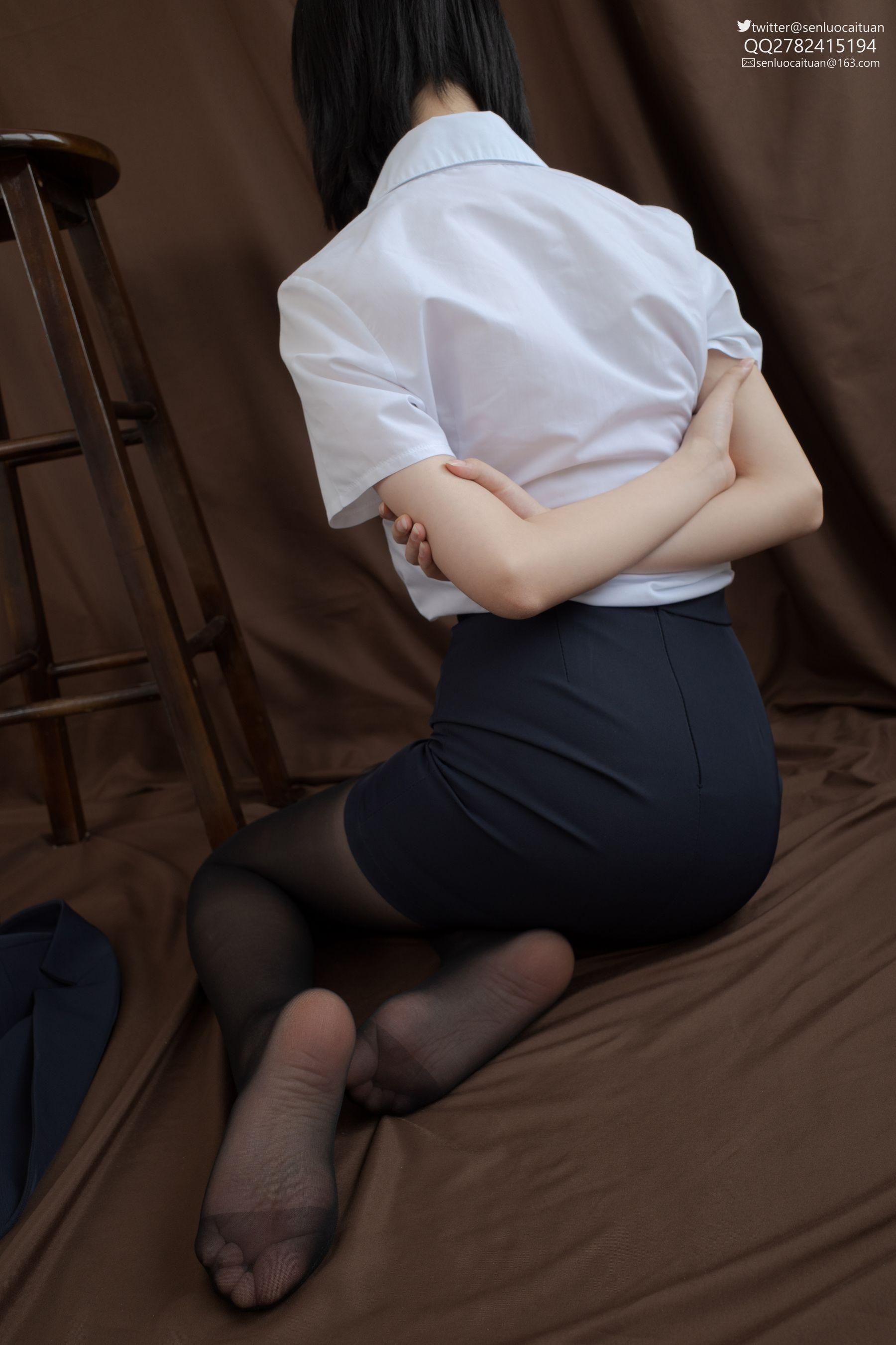 森萝财团 GG-004 匿名 ASMR 黑丝制服OL [115P]插图