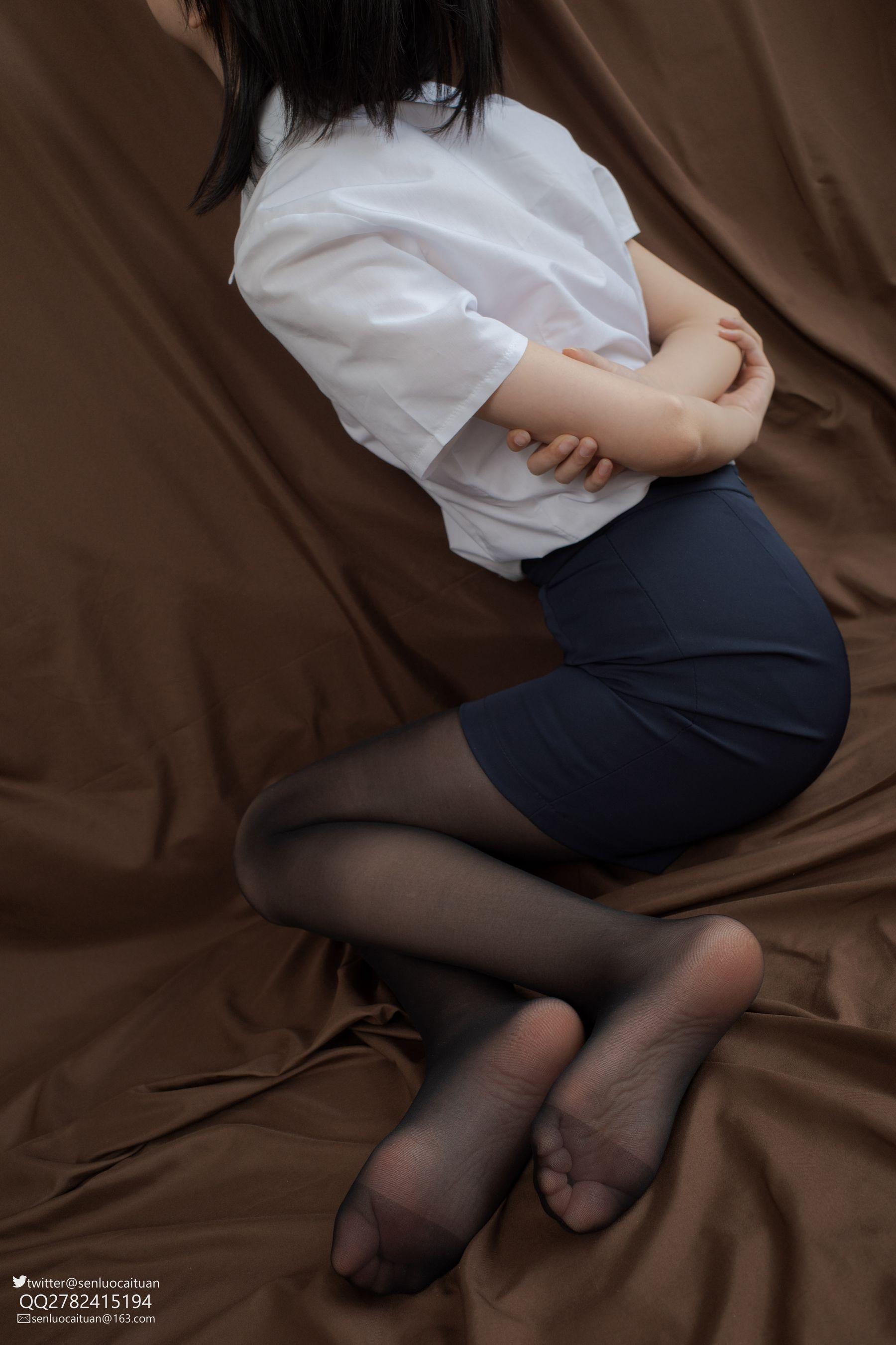 森萝财团 GG-004 匿名 ASMR 黑丝制服OL [115P]插图9