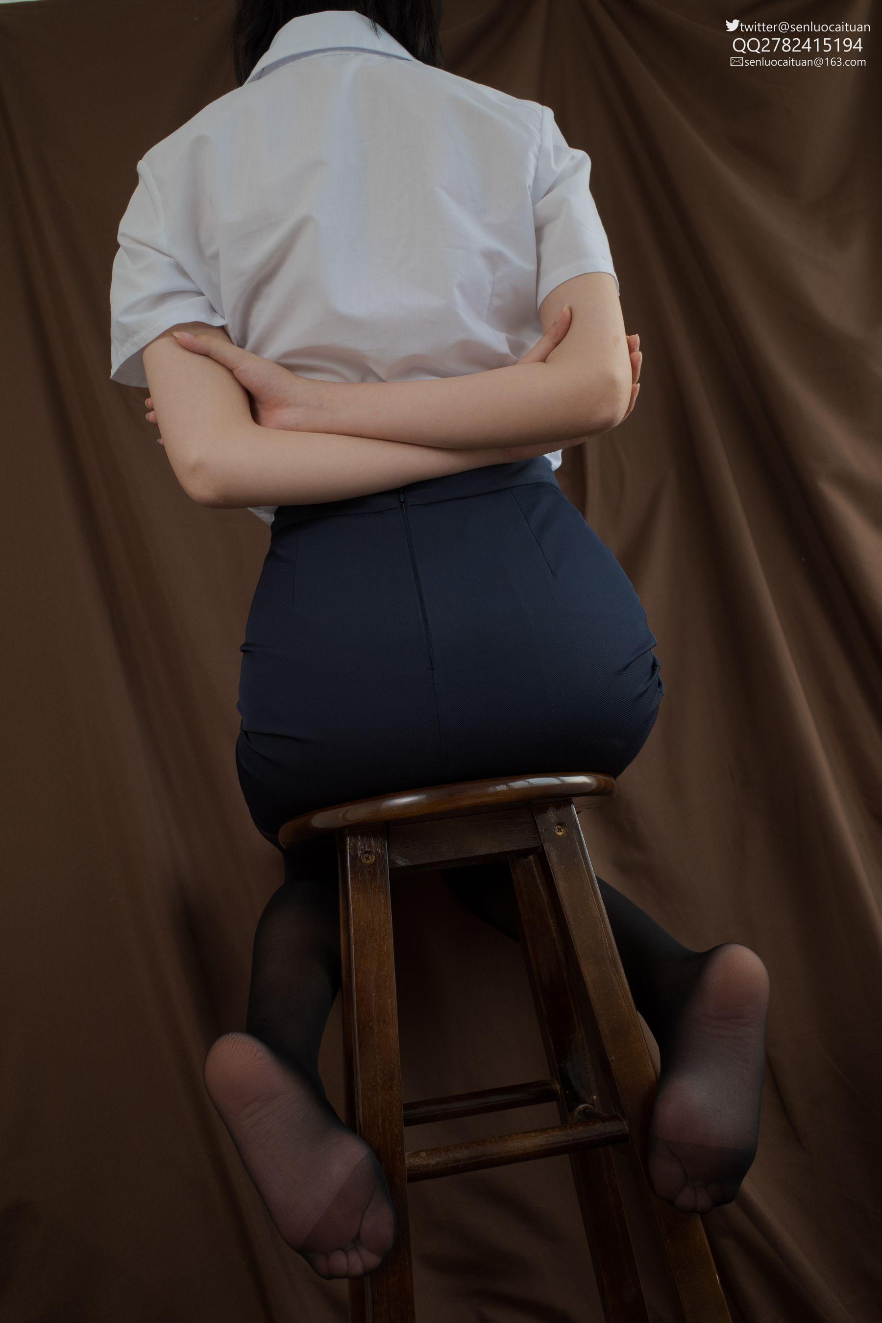 森萝财团 GG-004 匿名 ASMR 黑丝制服OL [115P]插图5