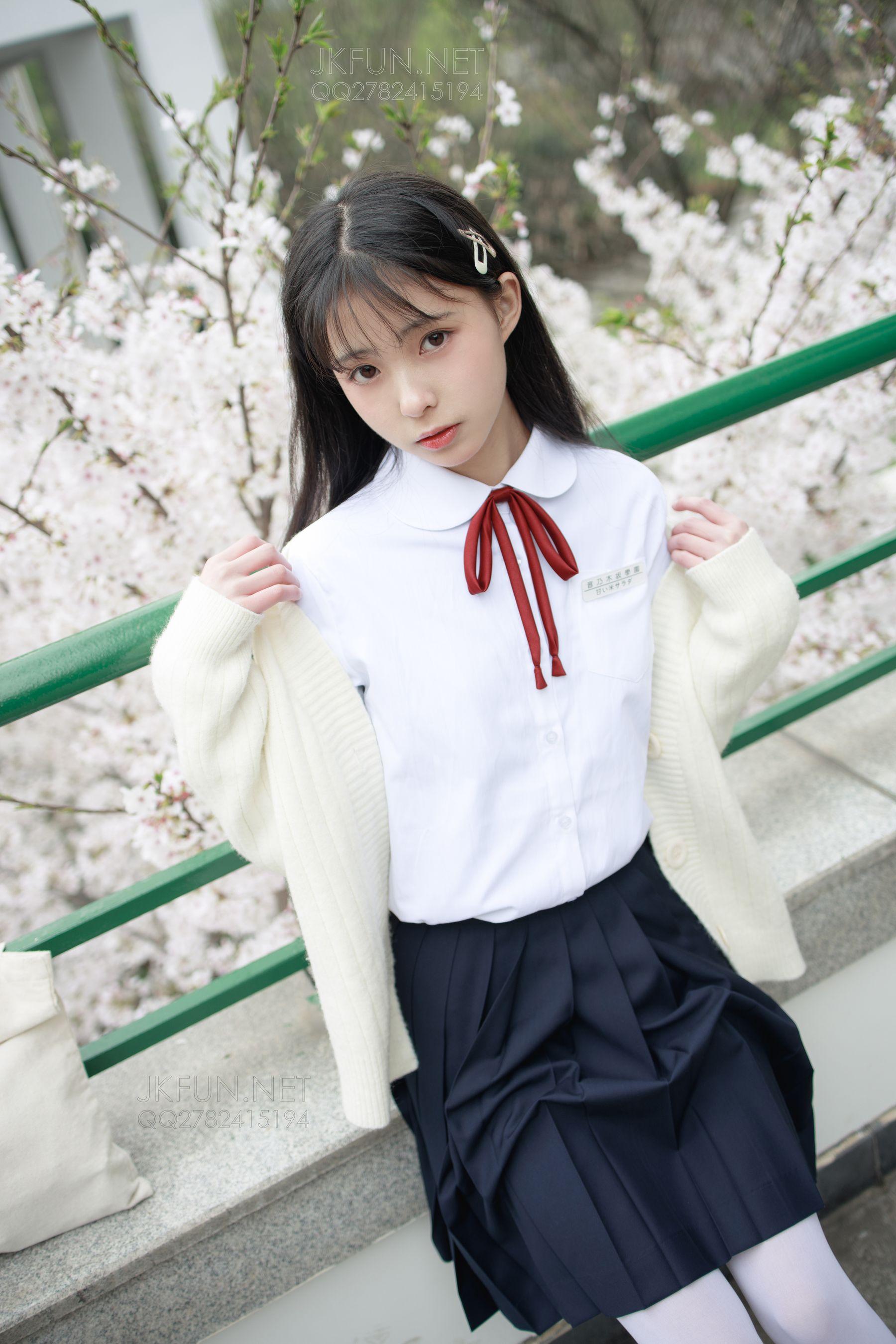 [森萝财团] JKFUN-001 甜米 纯纯的白丝学妹 [127P]插图9