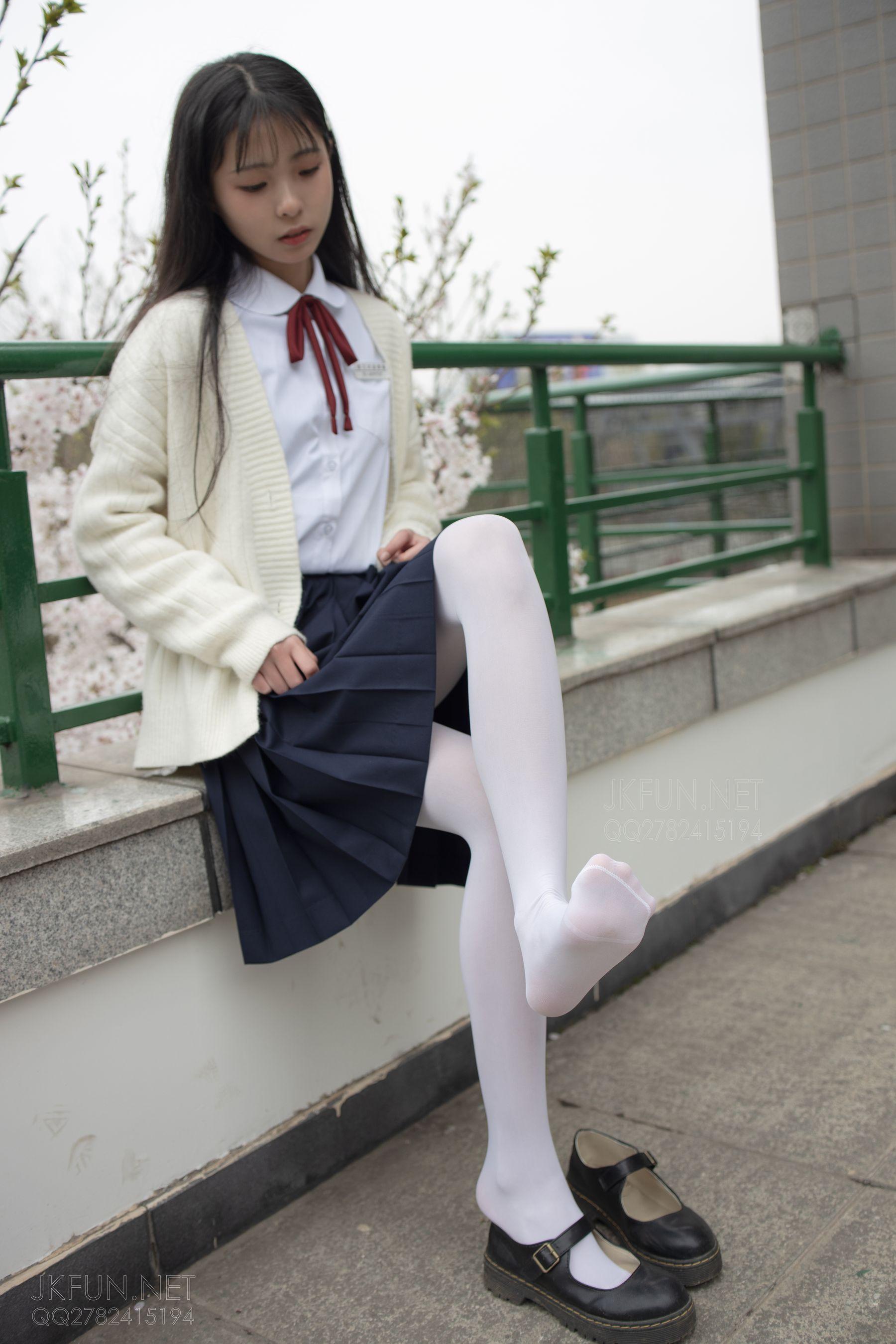 [森萝财团] JKFUN-001 甜米 纯纯的白丝学妹 [127P]插图9