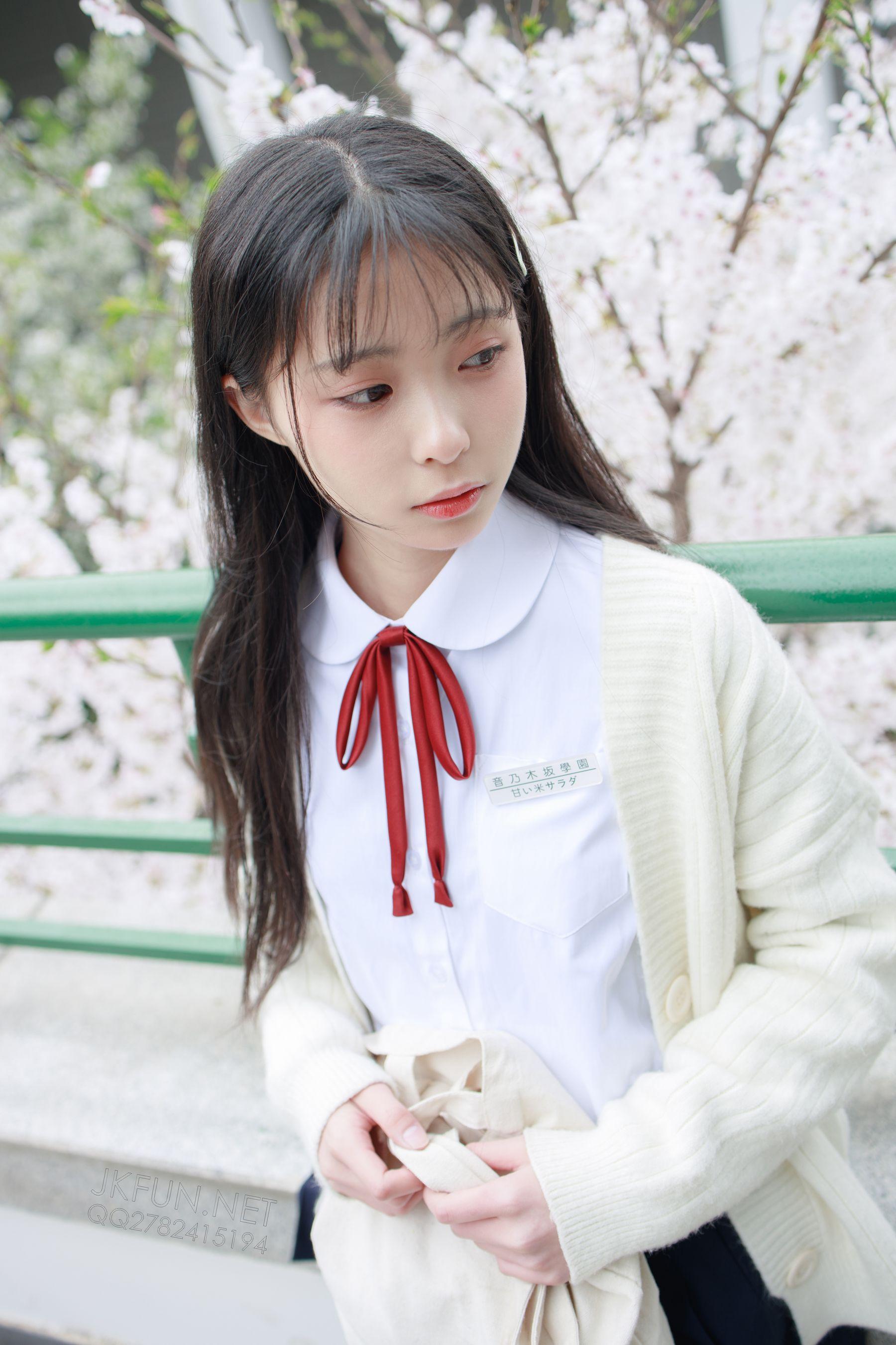 [森萝财团] JKFUN-001 甜米 纯纯的白丝学妹 [127P]插图