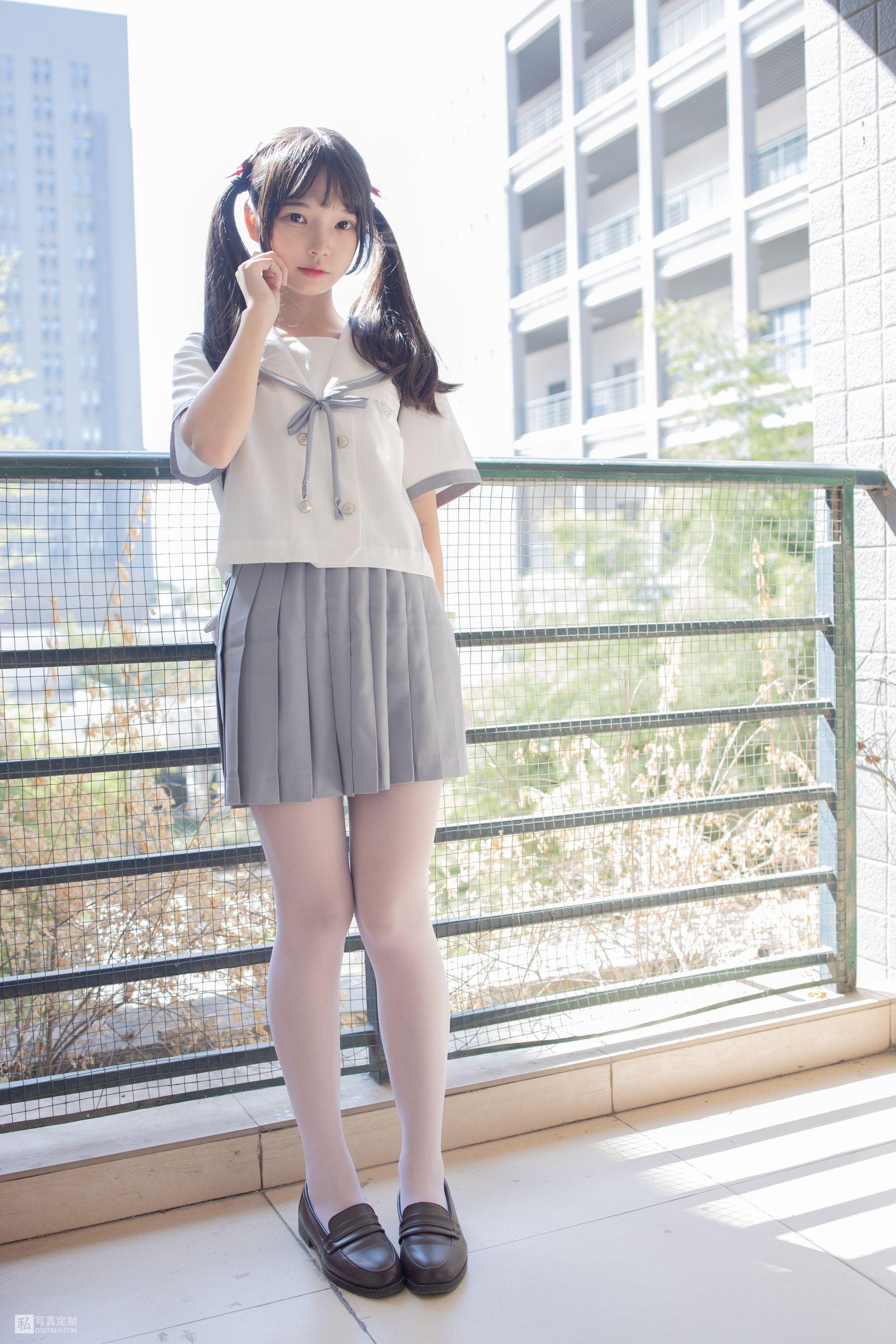 [森萝财团] JKFUN-028 默陌 15D白丝 抑郁湖边与绝望天台 [58P]插图6