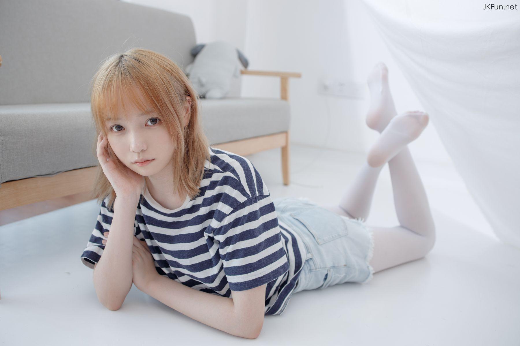 [森萝财团] JKFUN-020 Aika 80D白丝牛仔热裤 [98P]插图6