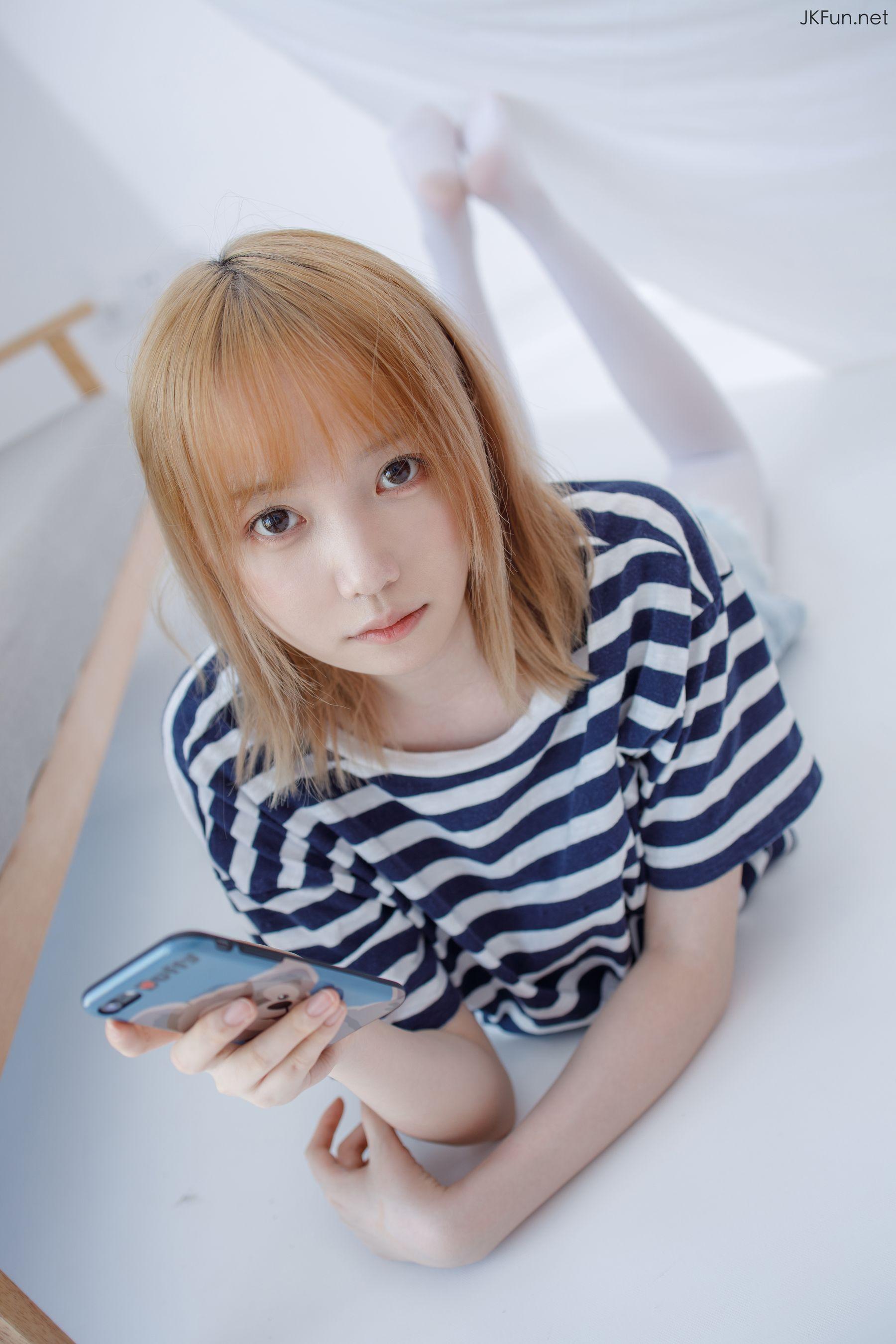 [森萝财团] JKFUN-020 Aika 80D白丝牛仔热裤 [98P]插图7