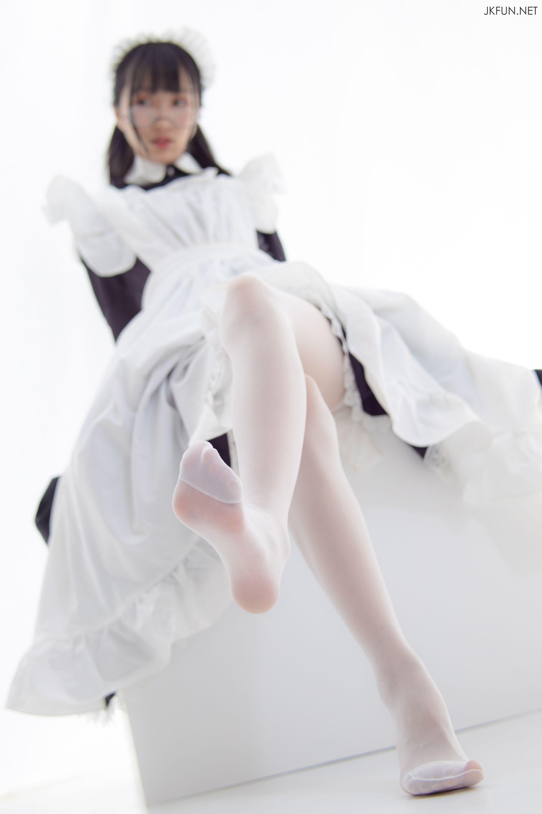 [森萝财团] JKFUN-017 小梓 15D超薄白丝 [127P]插图1