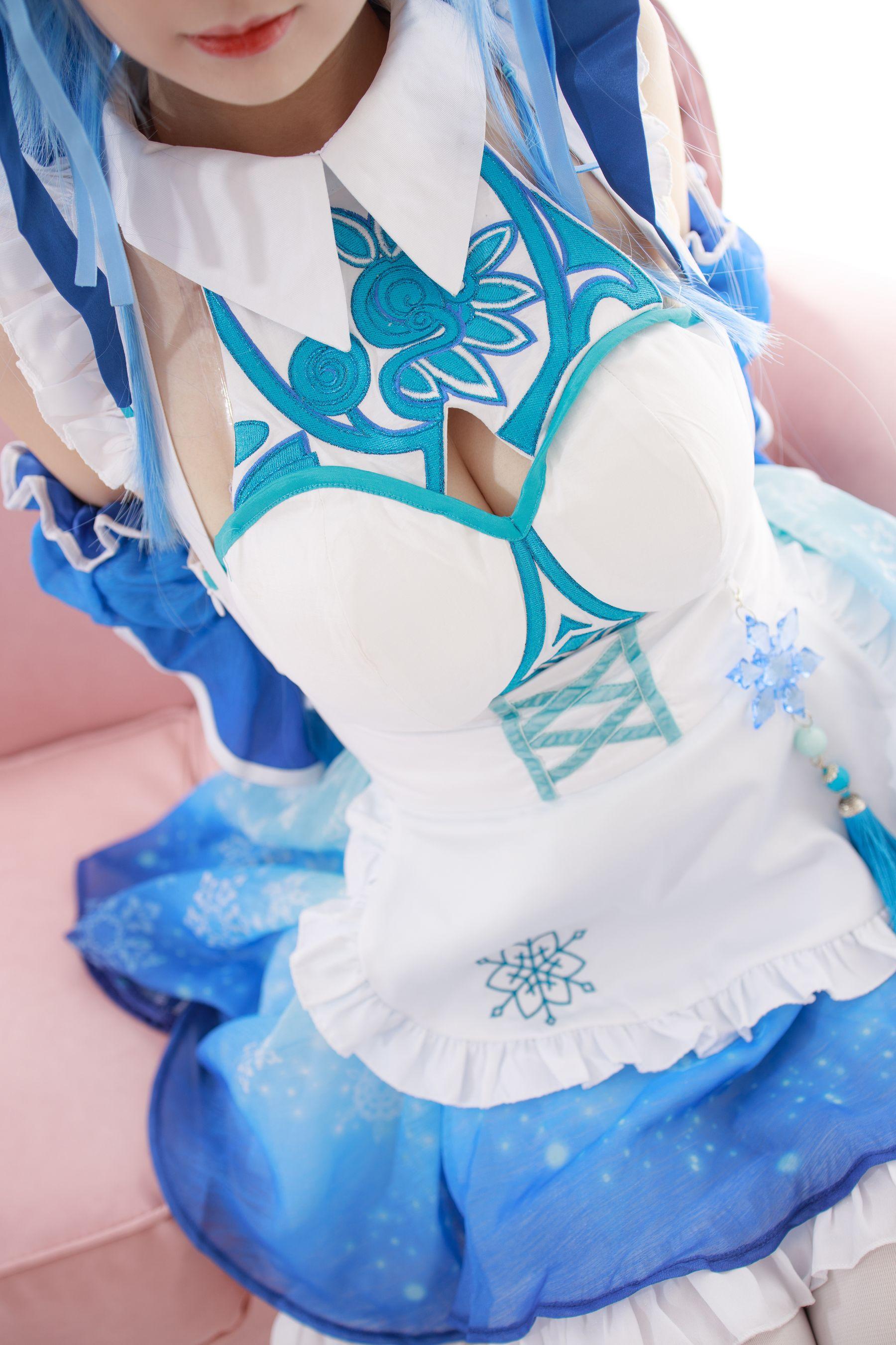 [森萝财团] JKFUN-023 雪晴 300D白丝小萝莉Cosplay装 [100P]插图6