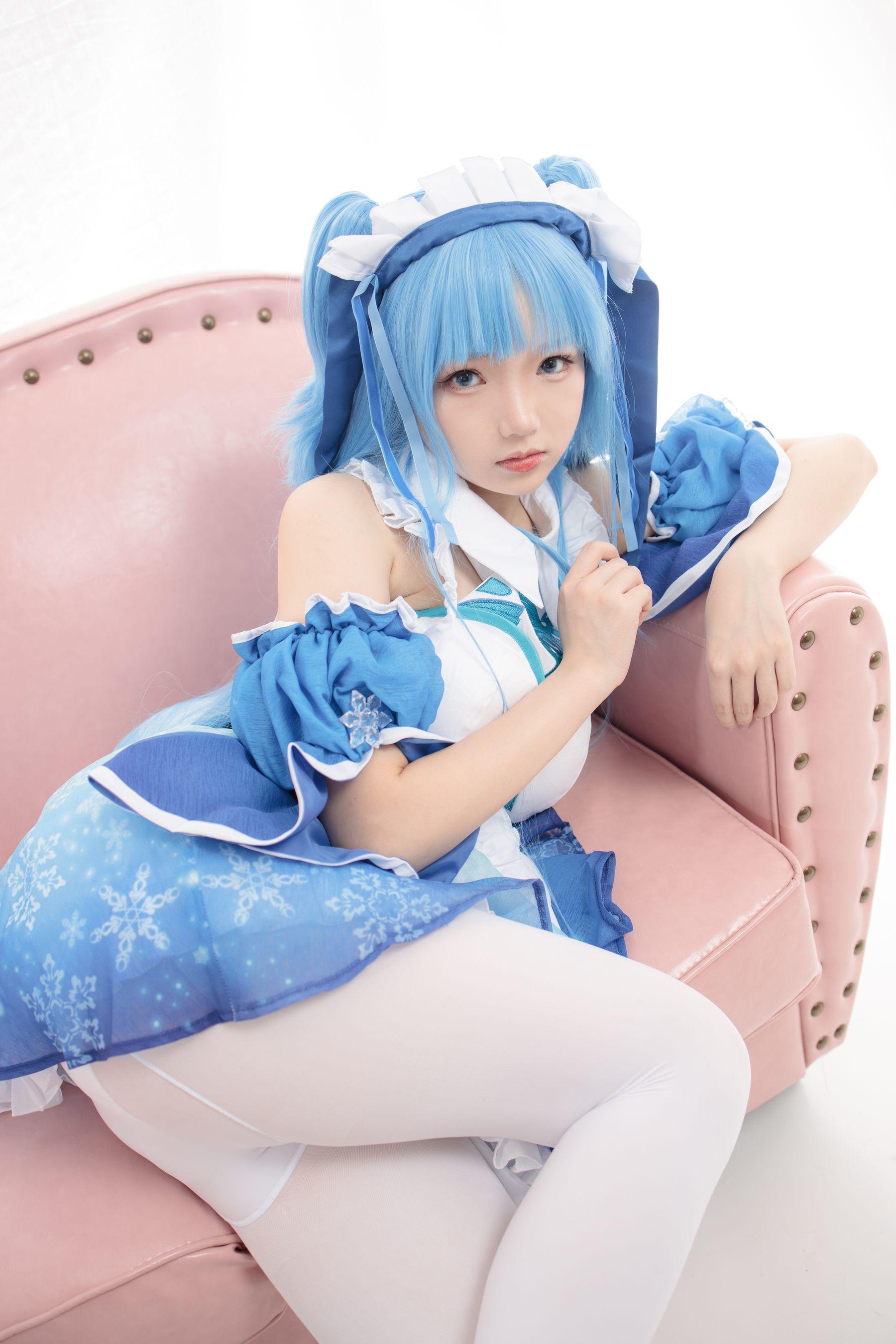 [森萝财团] JKFUN-023 雪晴 300D白丝小萝莉Cosplay装 [100P]插图9