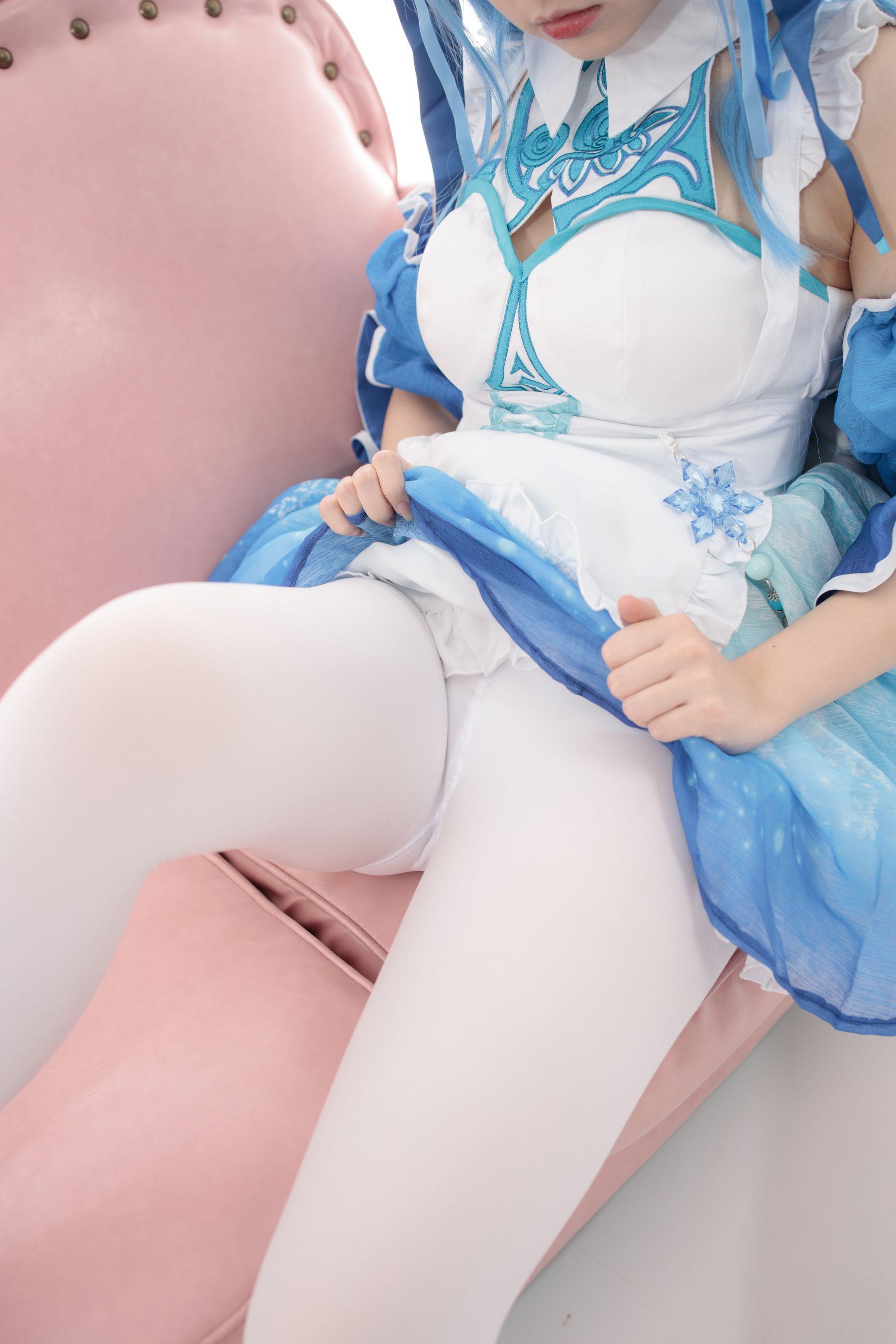 [森萝财团] JKFUN-023 雪晴 300D白丝小萝莉Cosplay装 [100P]插图6