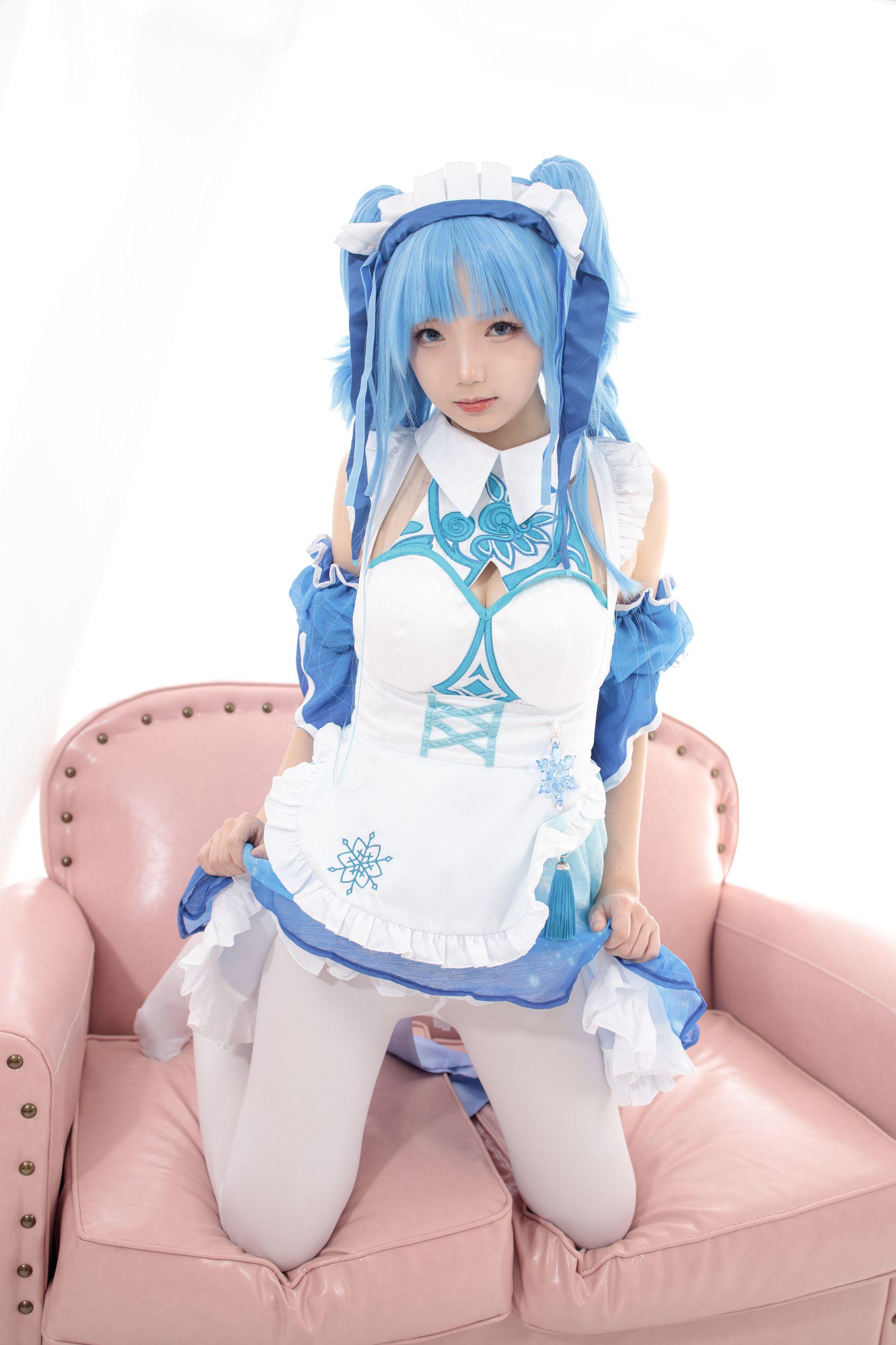 [森萝财团] JKFUN-023 雪晴 300D白丝小萝莉Cosplay装 [100P]插图5