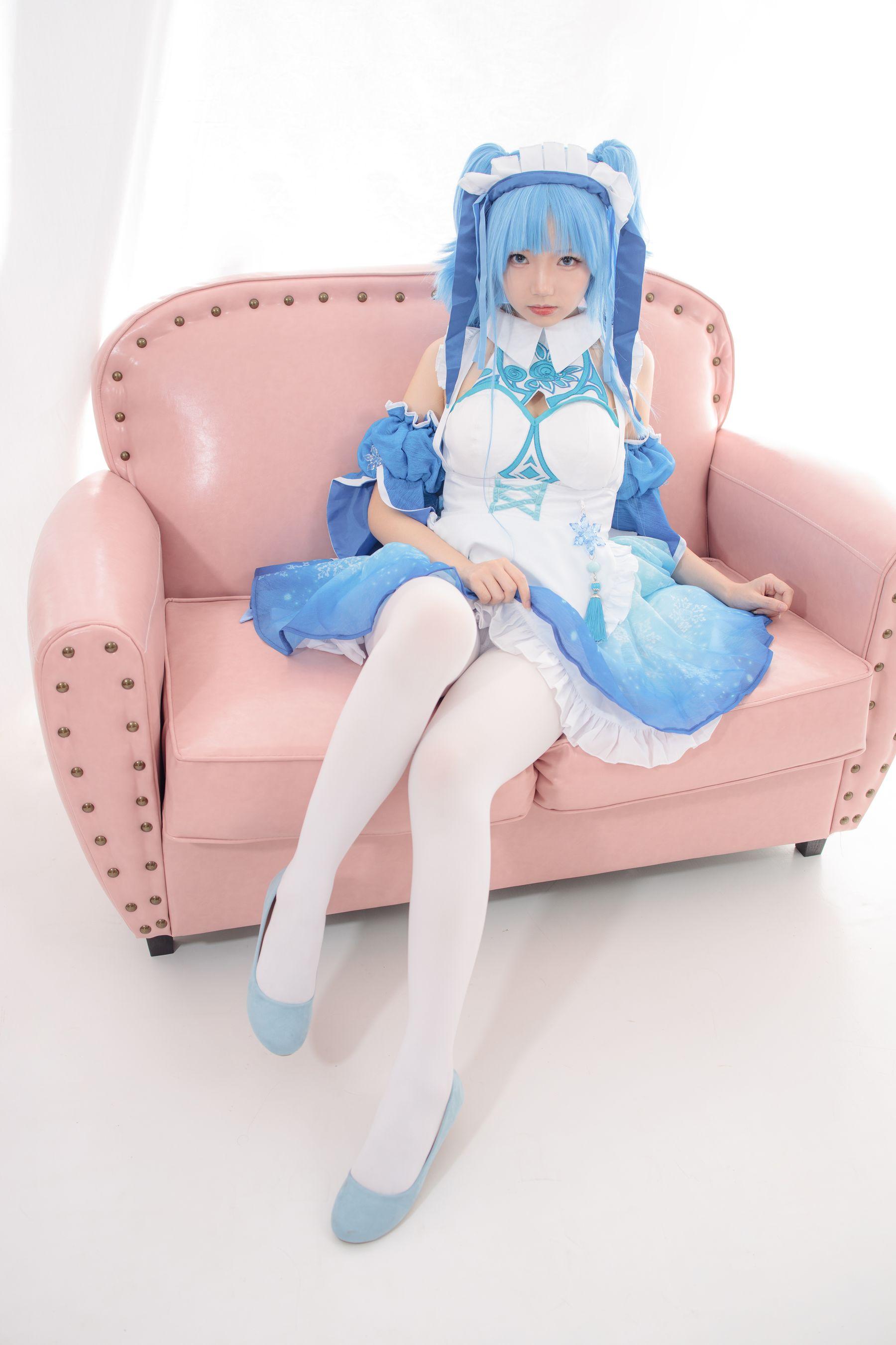 [森萝财团] JKFUN-023 雪晴 300D白丝小萝莉Cosplay装 [100P]插图9