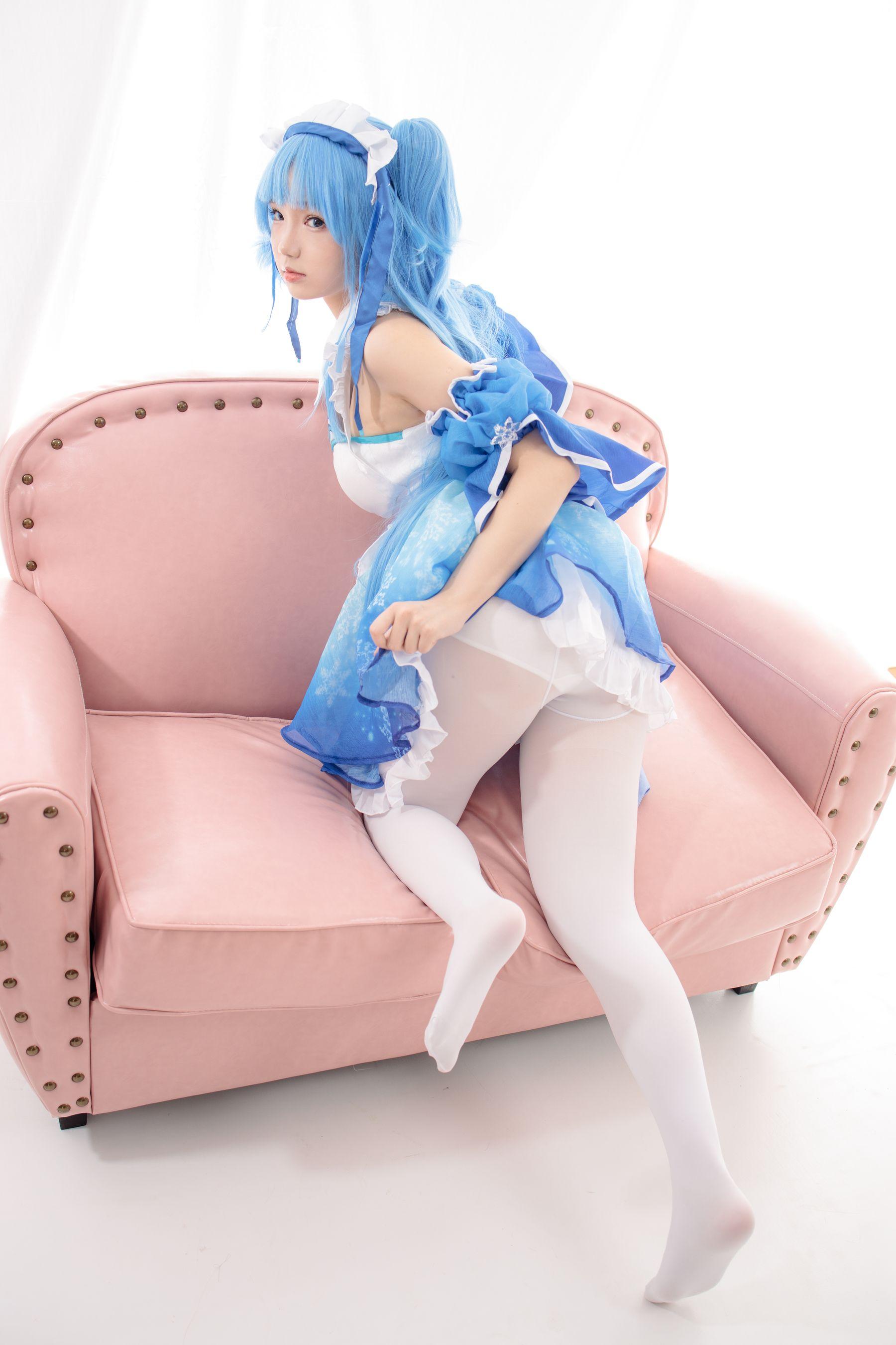 [森萝财团] JKFUN-023 雪晴 300D白丝小萝莉Cosplay装 [100P]插图4