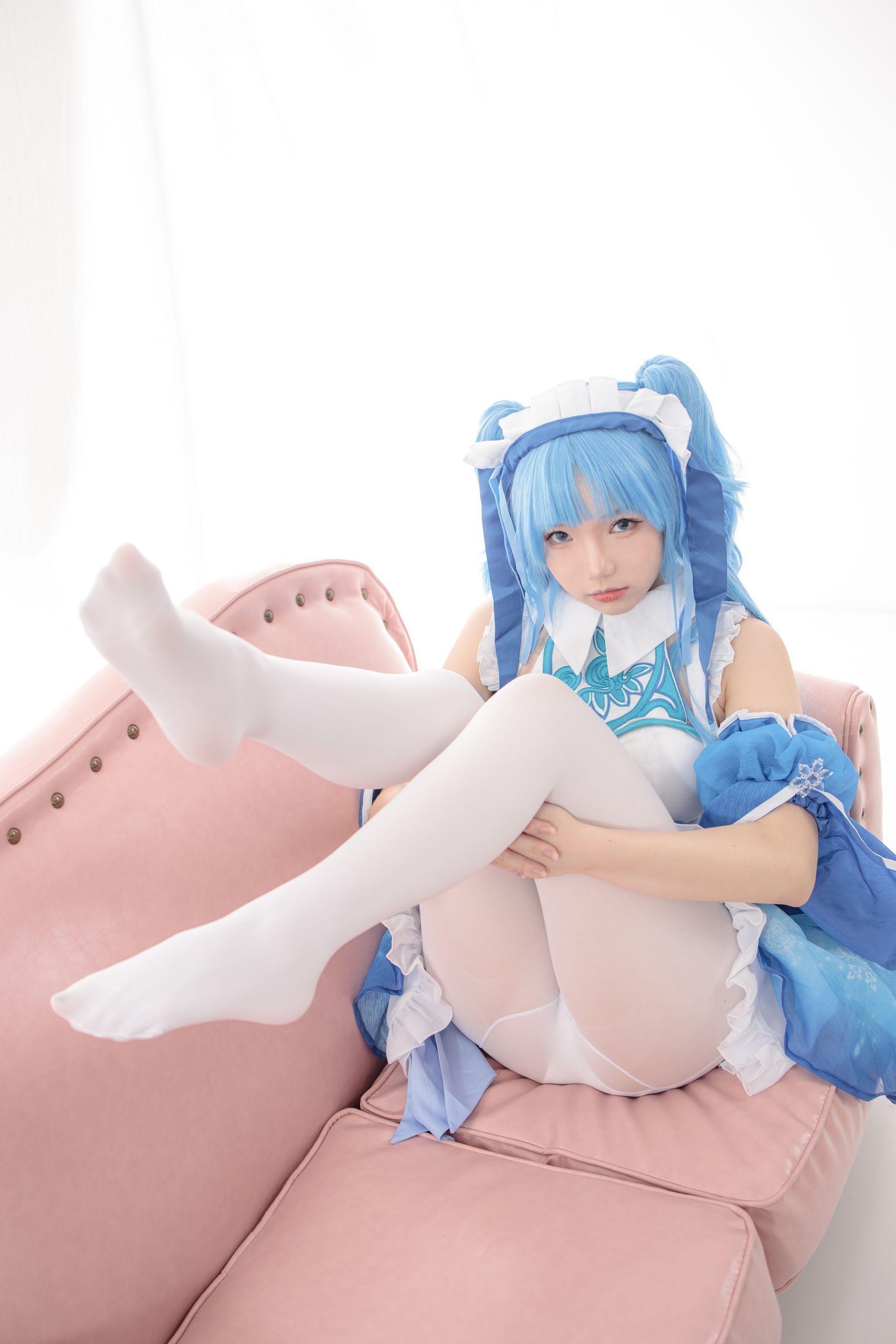 [森萝财团] JKFUN-023 雪晴 300D白丝小萝莉Cosplay装 [100P]插图1