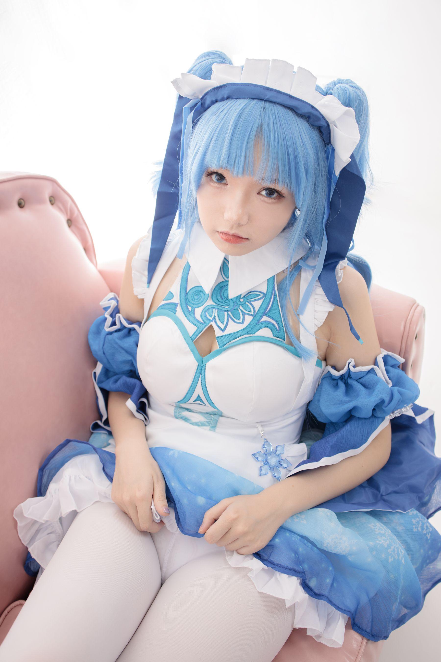 [森萝财团] JKFUN-023 雪晴 300D白丝小萝莉Cosplay装 [100P]插图5