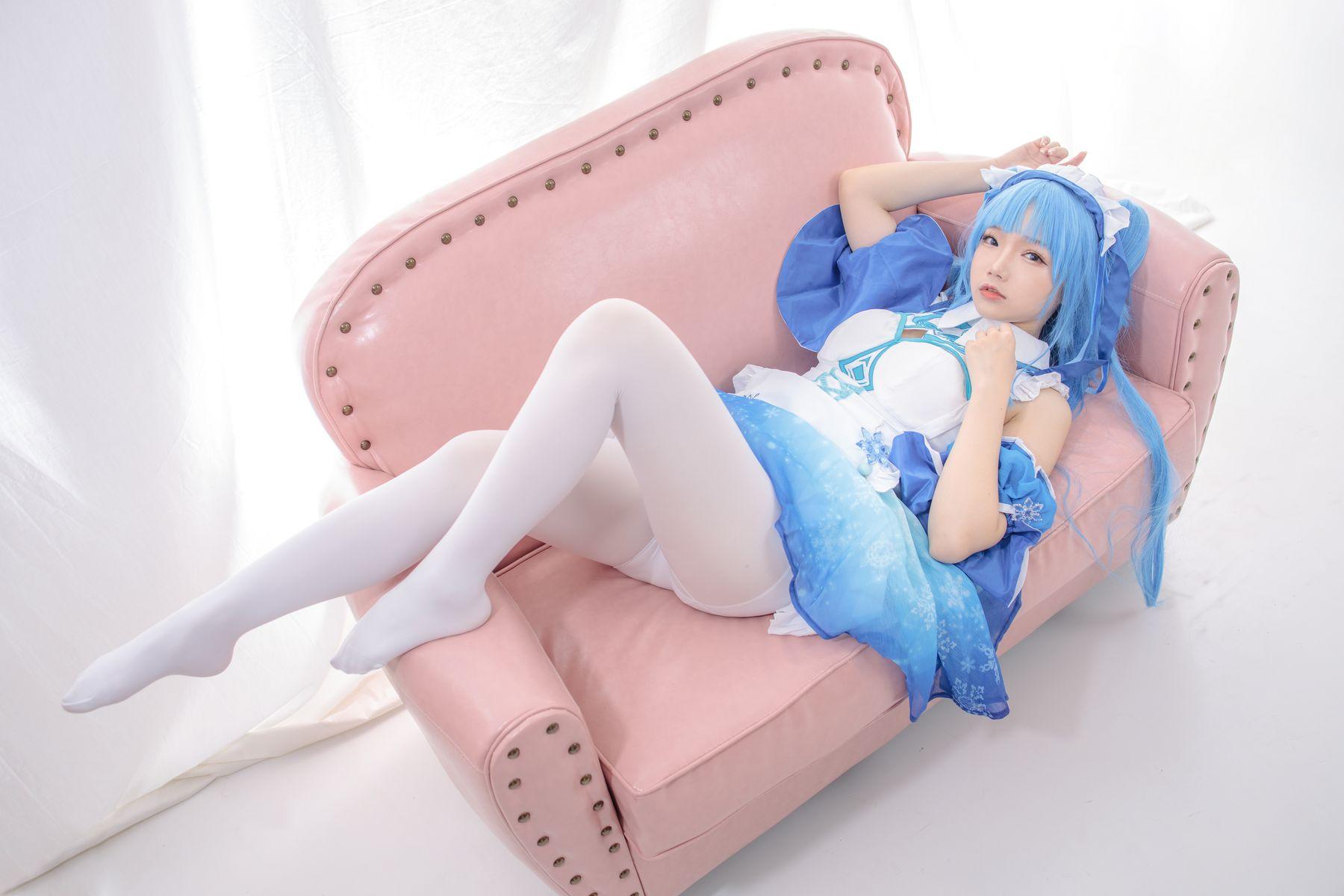 [森萝财团] JKFUN-023 雪晴 300D白丝小萝莉Cosplay装 [100P]插图8