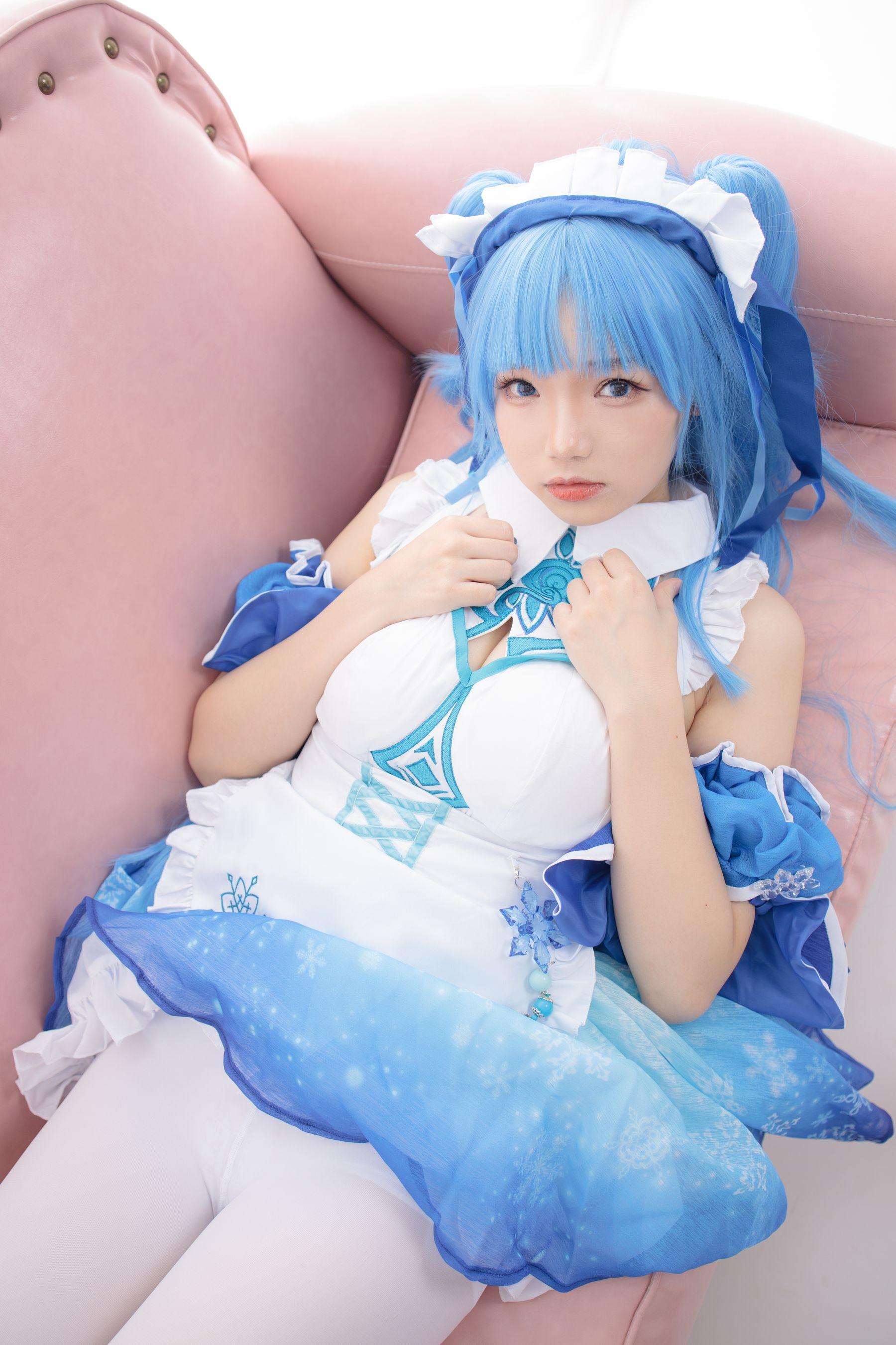 [森萝财团] JKFUN-023 雪晴 300D白丝小萝莉Cosplay装 [100P]插图9