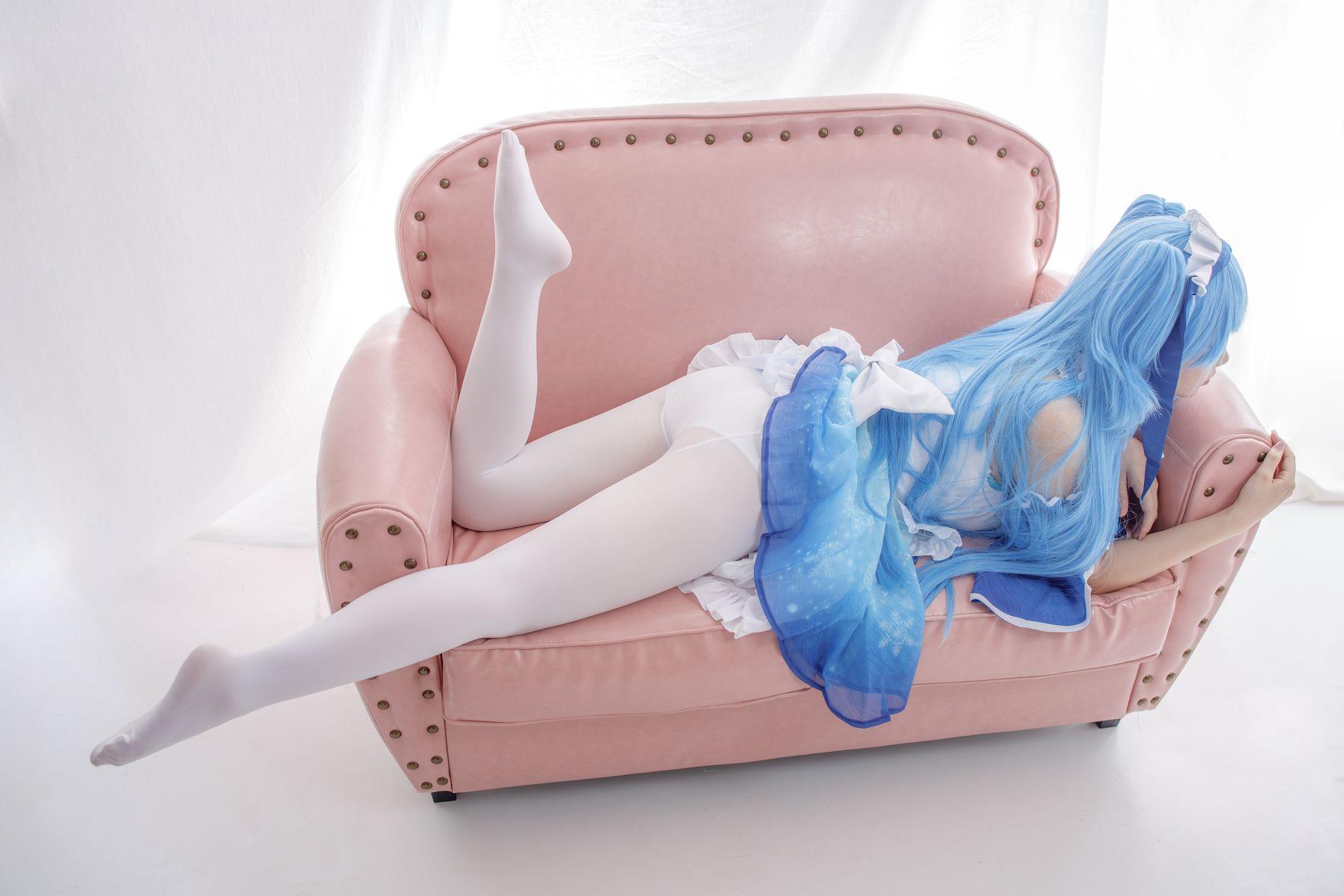 [森萝财团] JKFUN-023 雪晴 300D白丝小萝莉Cosplay装 [100P]插图4