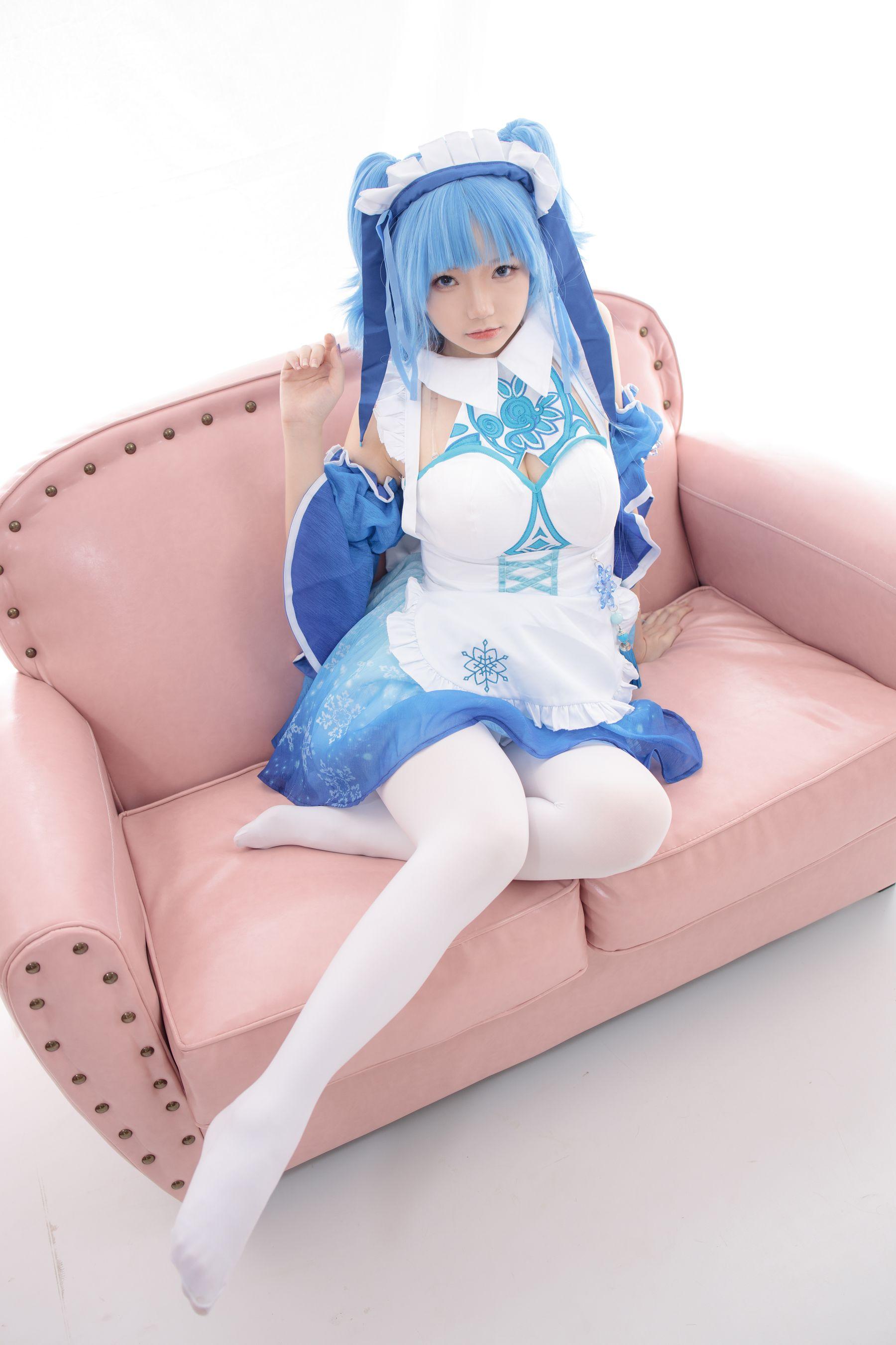 [森萝财团] JKFUN-023 雪晴 300D白丝小萝莉Cosplay装 [100P]插图5