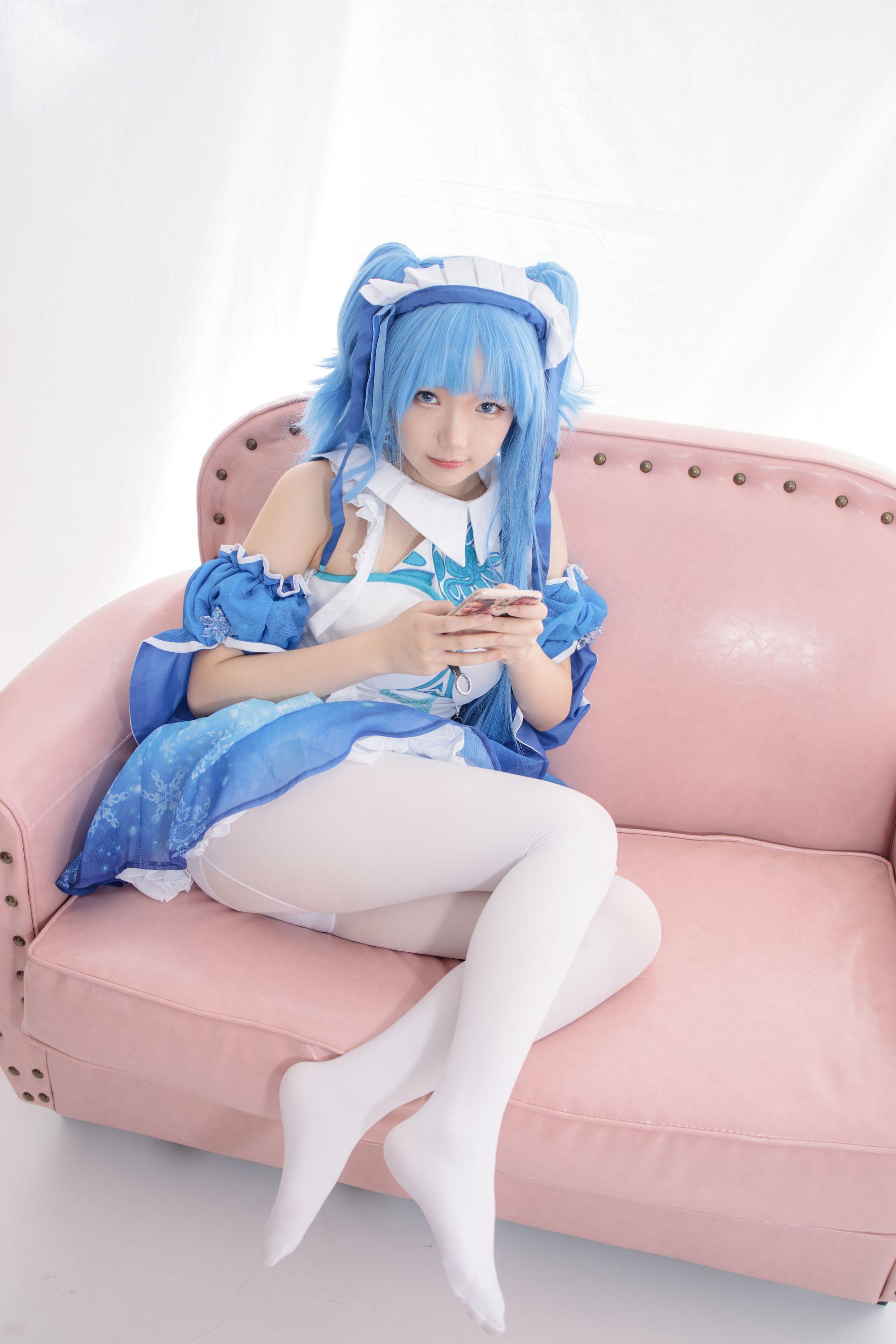 [森萝财团] JKFUN-023 雪晴 300D白丝小萝莉Cosplay装 [100P]插图6
