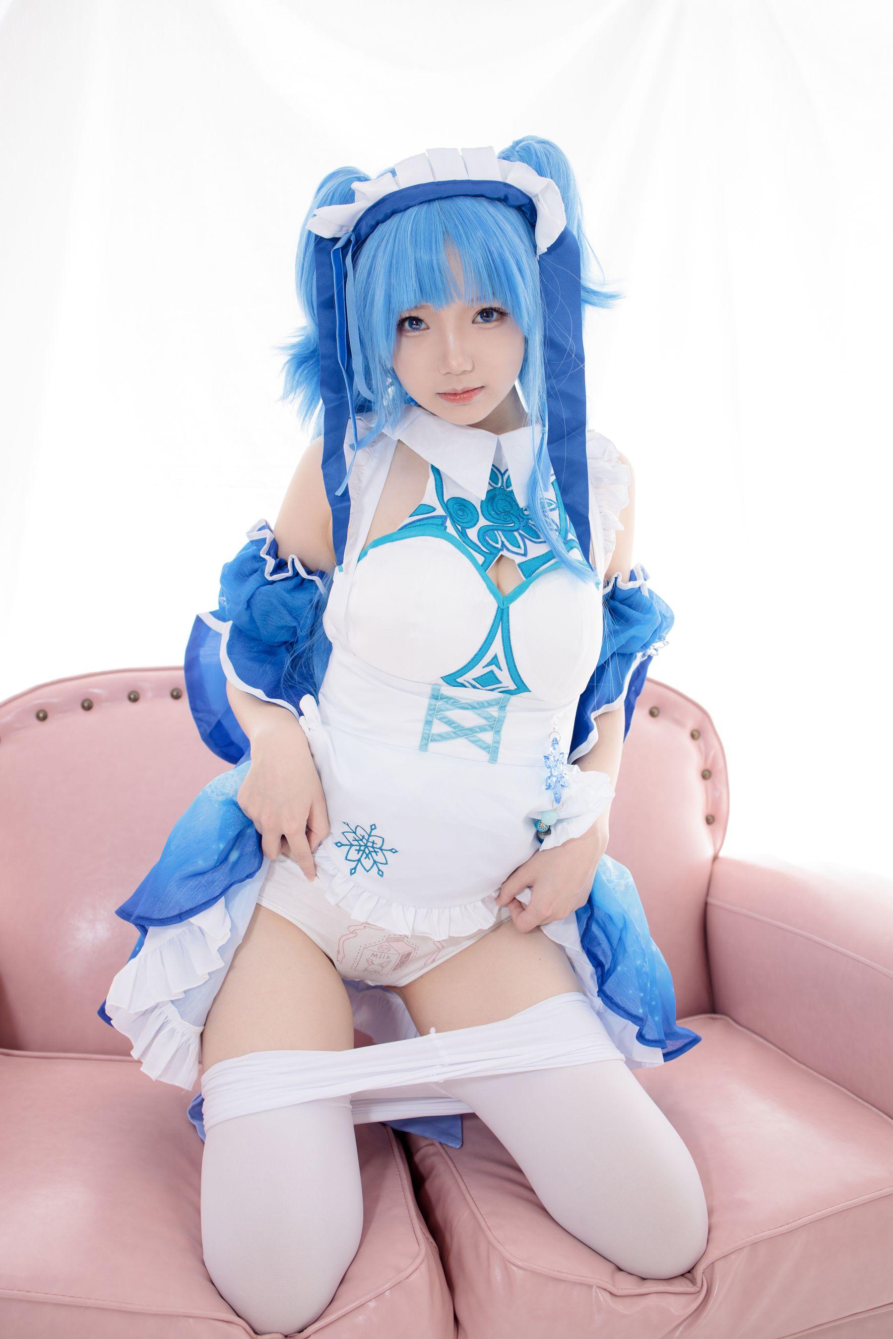 [森萝财团] JKFUN-023 雪晴 300D白丝小萝莉Cosplay装 [100P]插图9