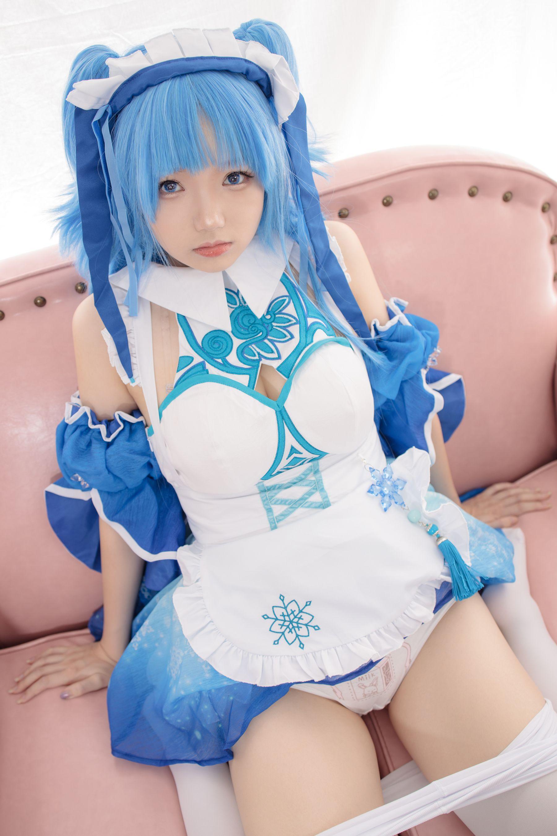 [森萝财团] JKFUN-023 雪晴 300D白丝小萝莉Cosplay装 [100P]插图1