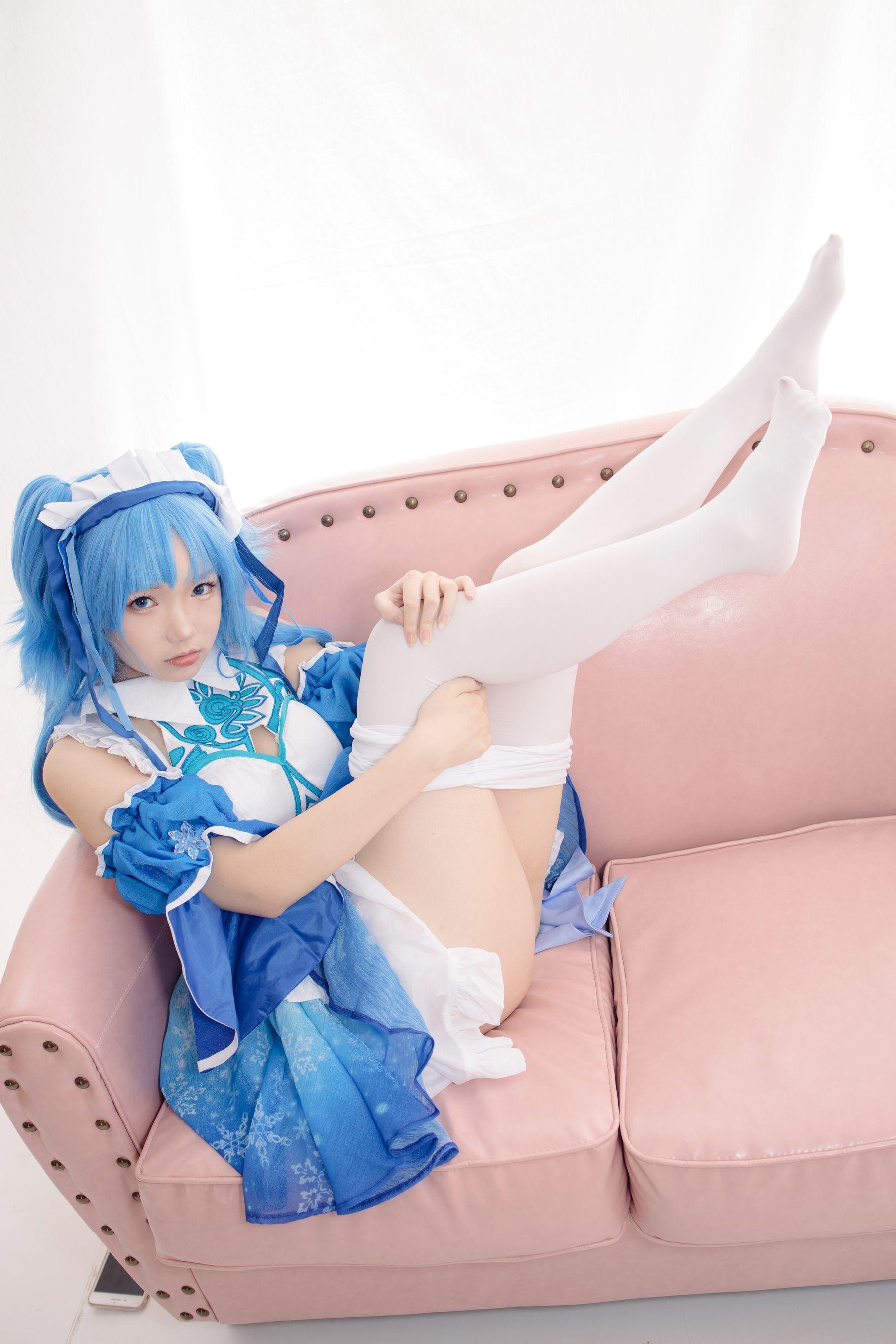 [森萝财团] JKFUN-023 雪晴 300D白丝小萝莉Cosplay装 [100P]插图9