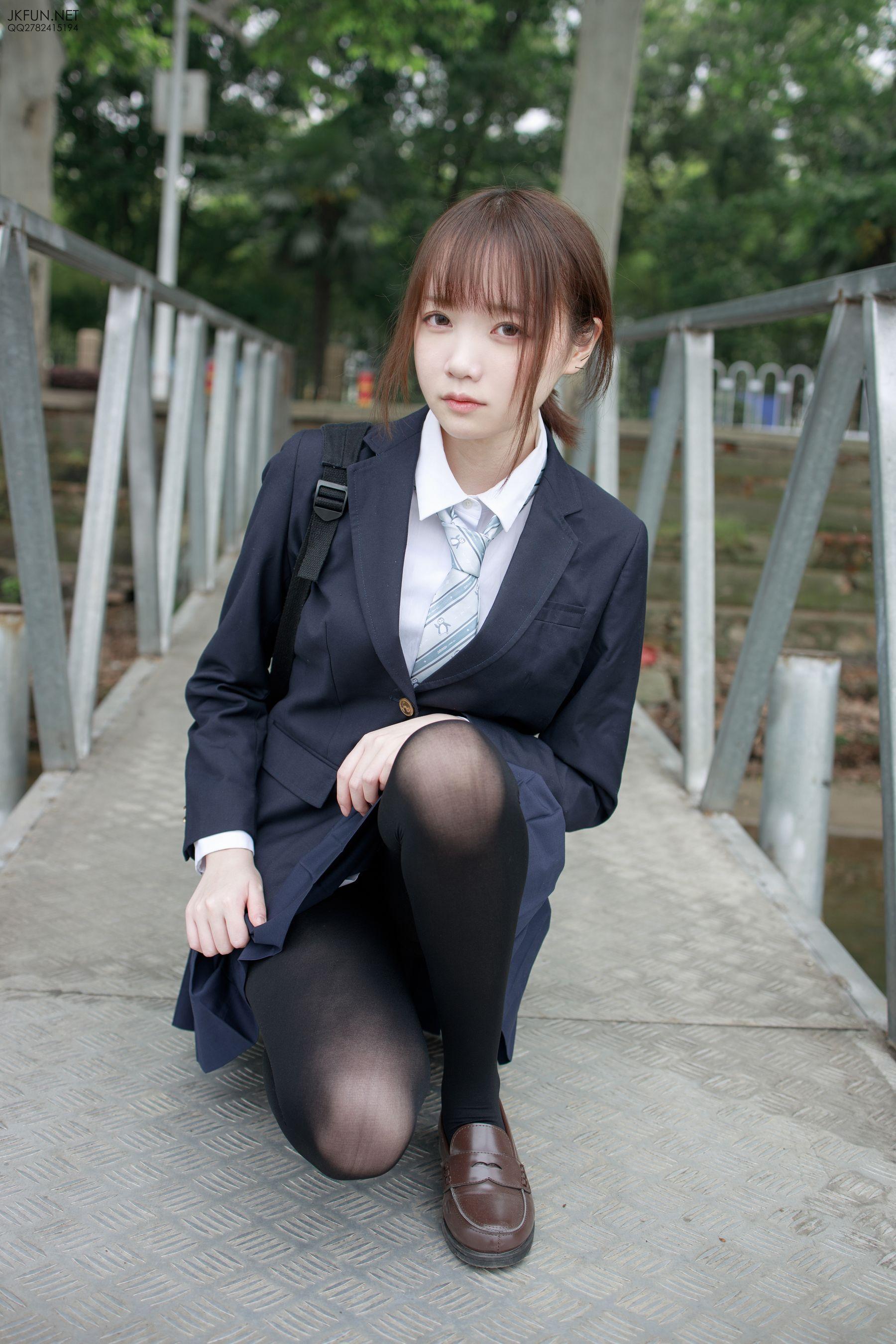 [森萝财团] JKFUN-006 Aika 日系黑丝 [140P]插图5
