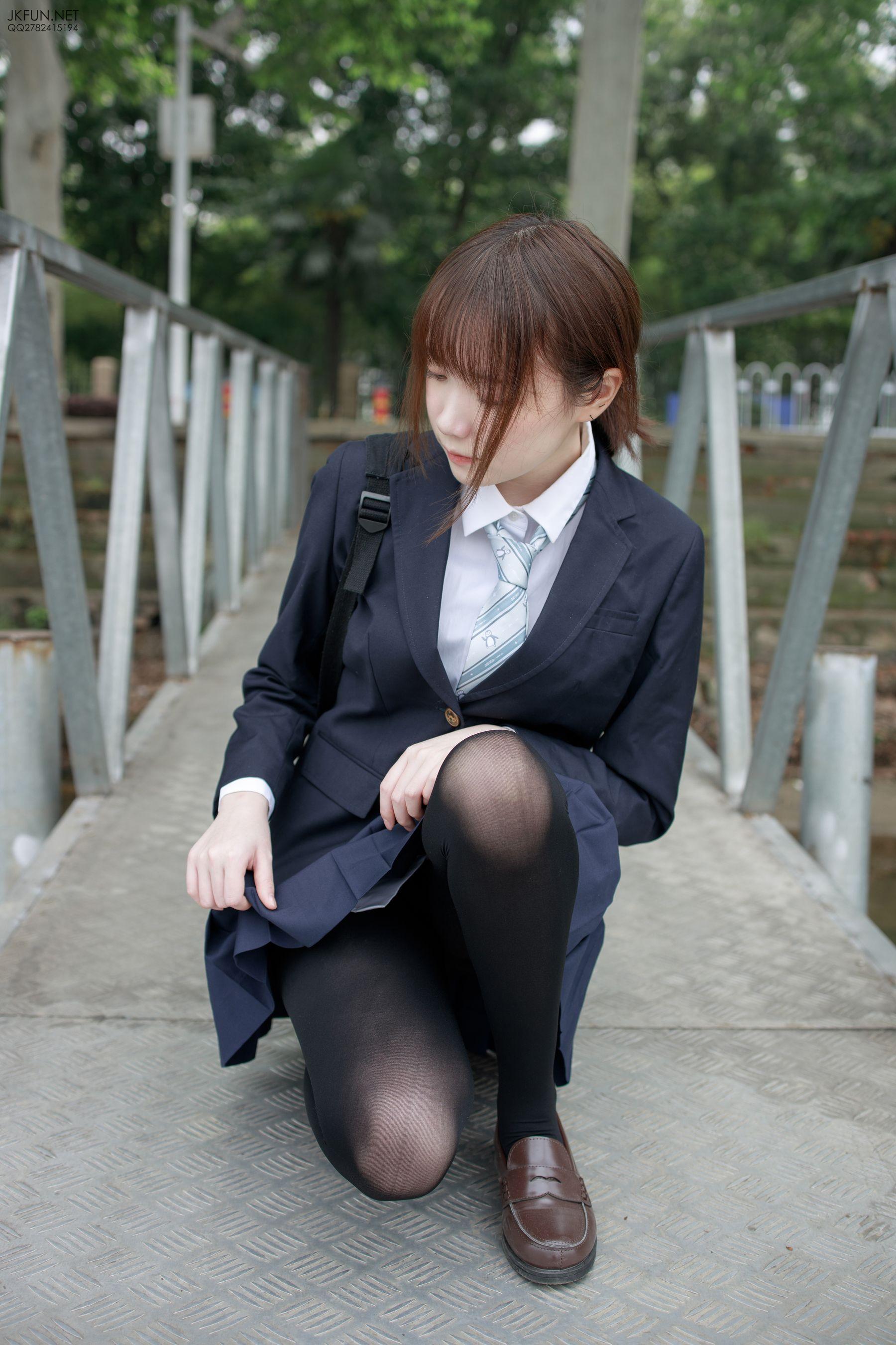 [森萝财团] JKFUN-006 Aika 日系黑丝 [140P]插图7