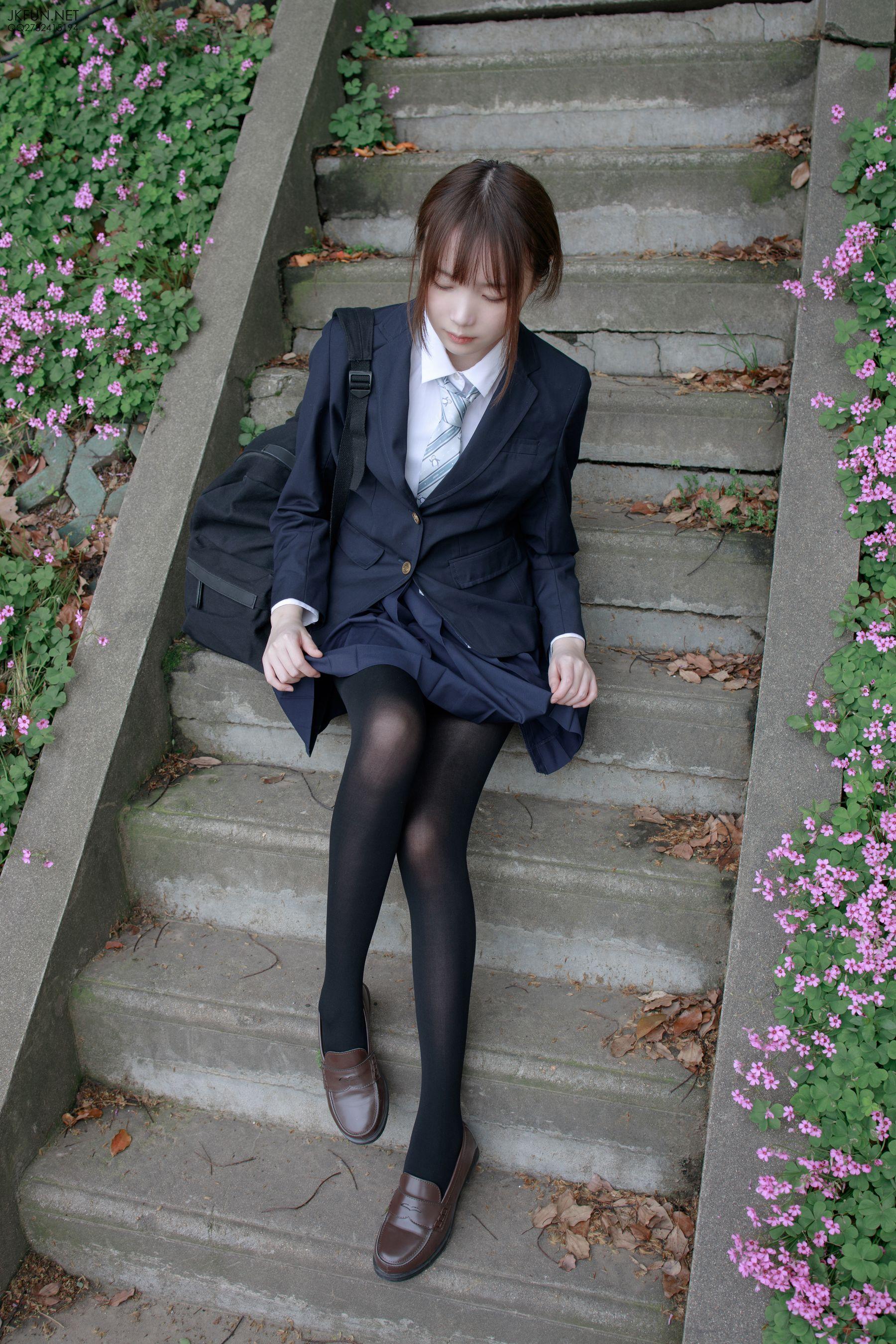 [森萝财团] JKFUN-006 Aika 日系黑丝 [140P]插图7