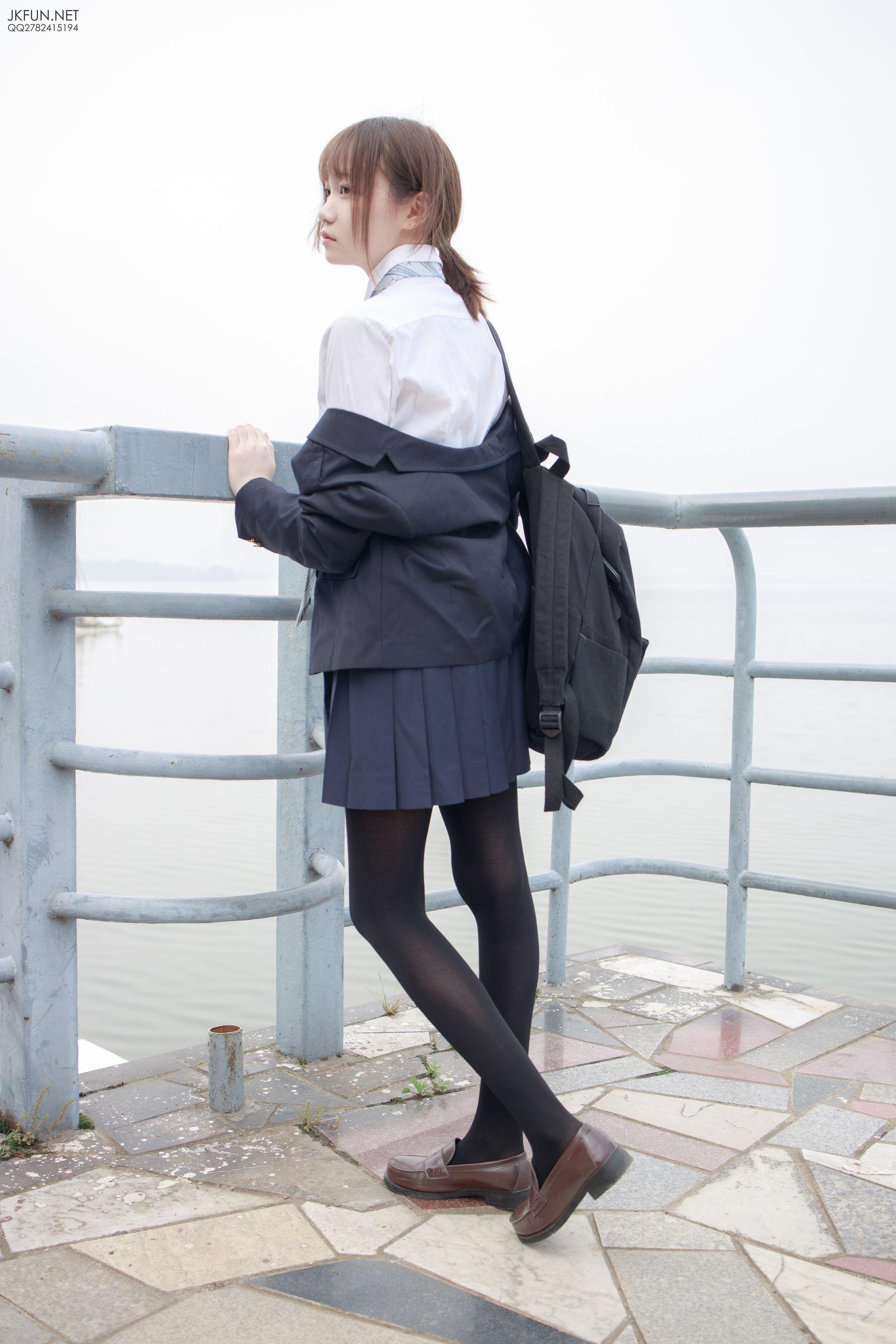 [森萝财团] JKFUN-006 Aika 日系黑丝 [140P]插图5