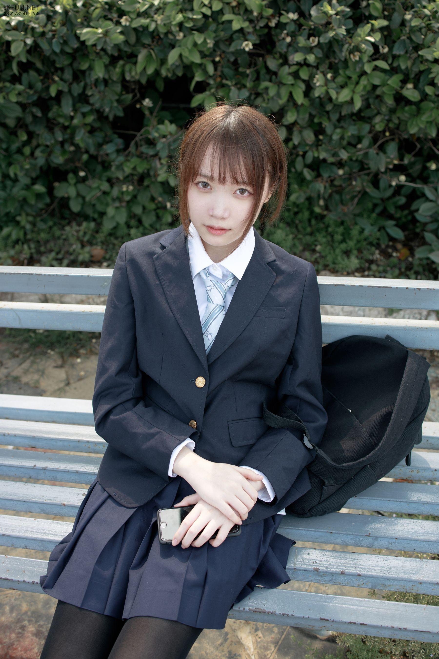 [森萝财团] JKFUN-006 Aika 日系黑丝 [140P]插图6