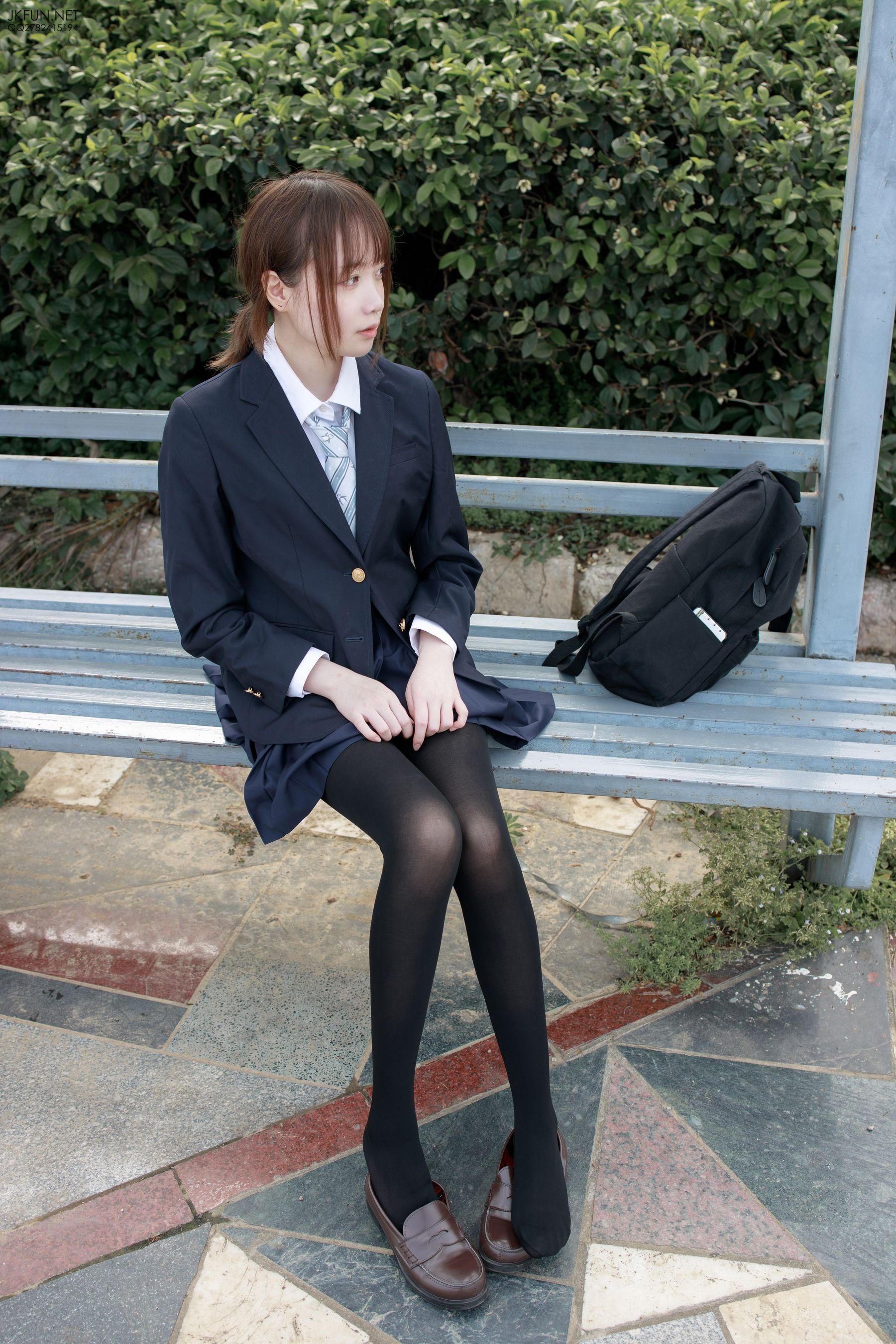 [森萝财团] JKFUN-006 Aika 日系黑丝 [140P]插图6